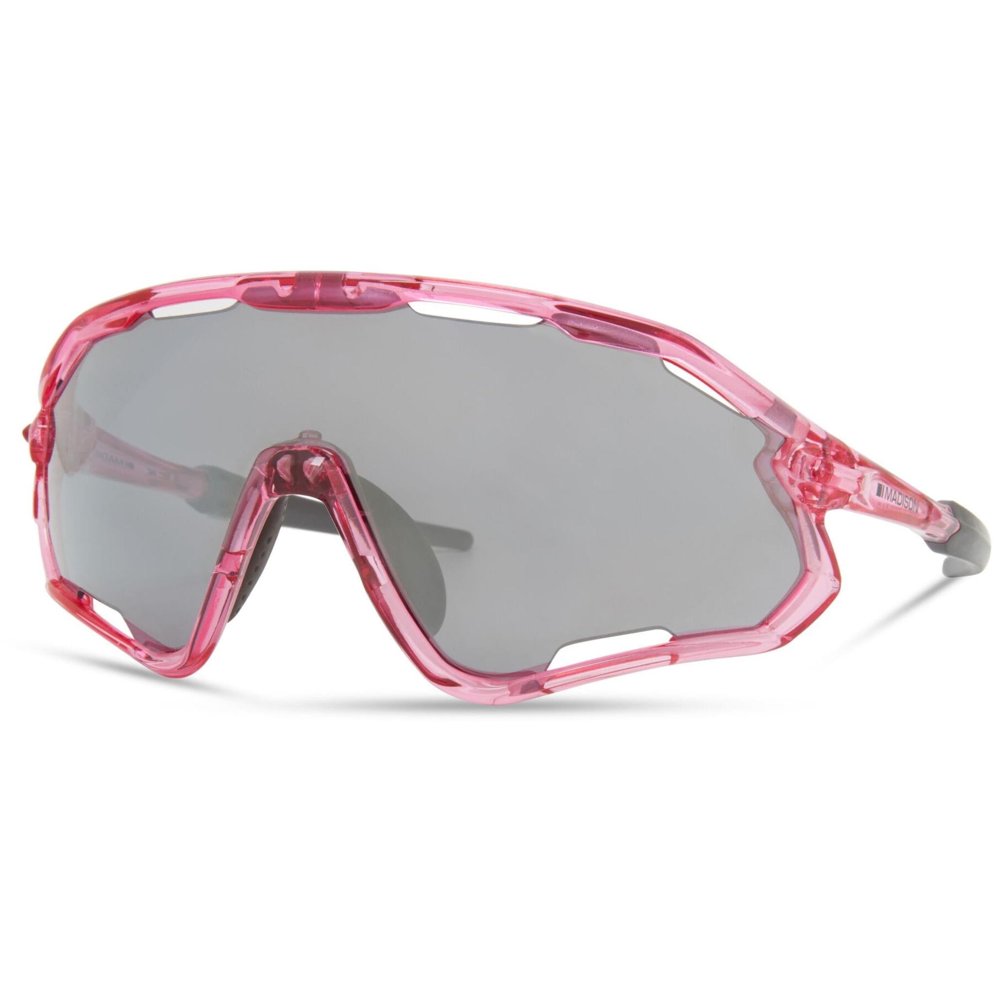 Code Breaker II Sunglasses - 3 Lens Pack Crystal Gloss Pink / One size
