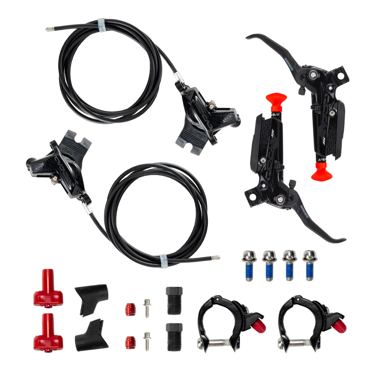 Code RSC Disc Brake Set Black / Front & Rear Set