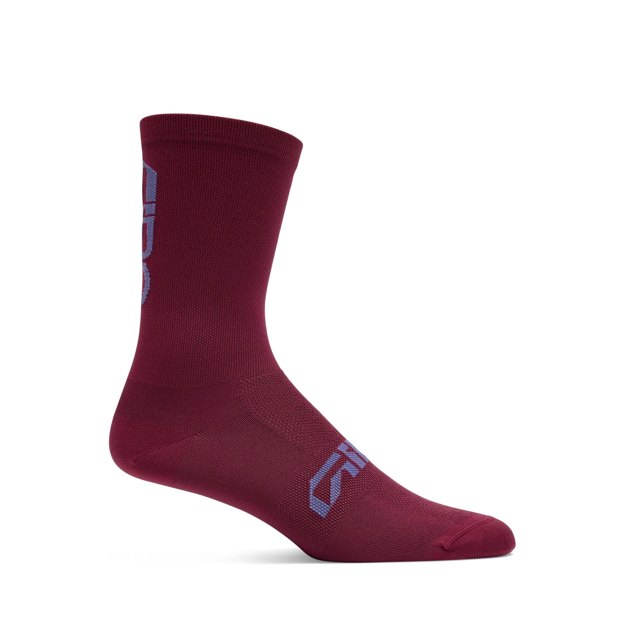 Comp Racer High Rise Socks Dark Maroon / L