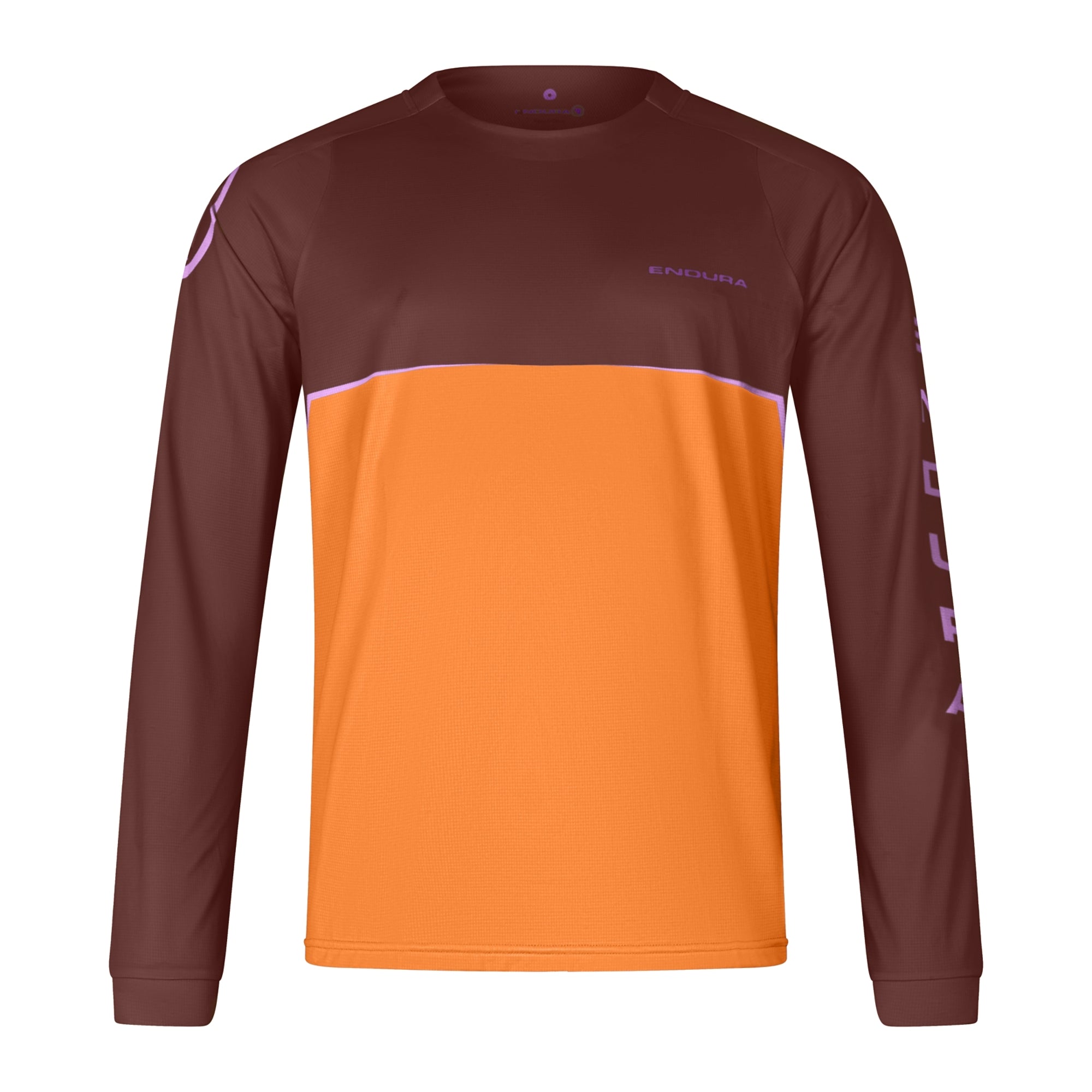 Core Printed L/S Tee End orange / S
