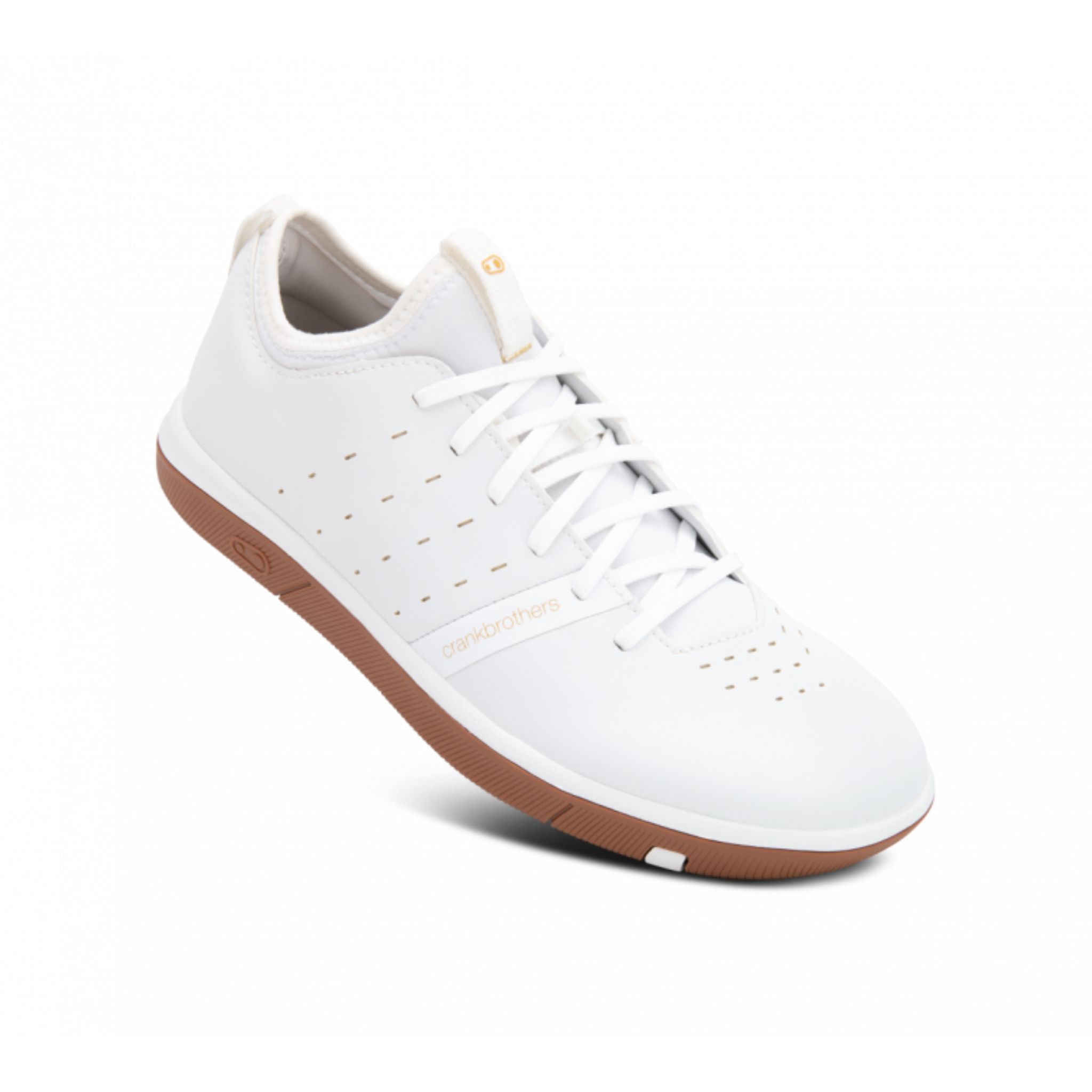 Crank Brothers Stamp Street Shoes White/Gold / UK 2 / EU 35