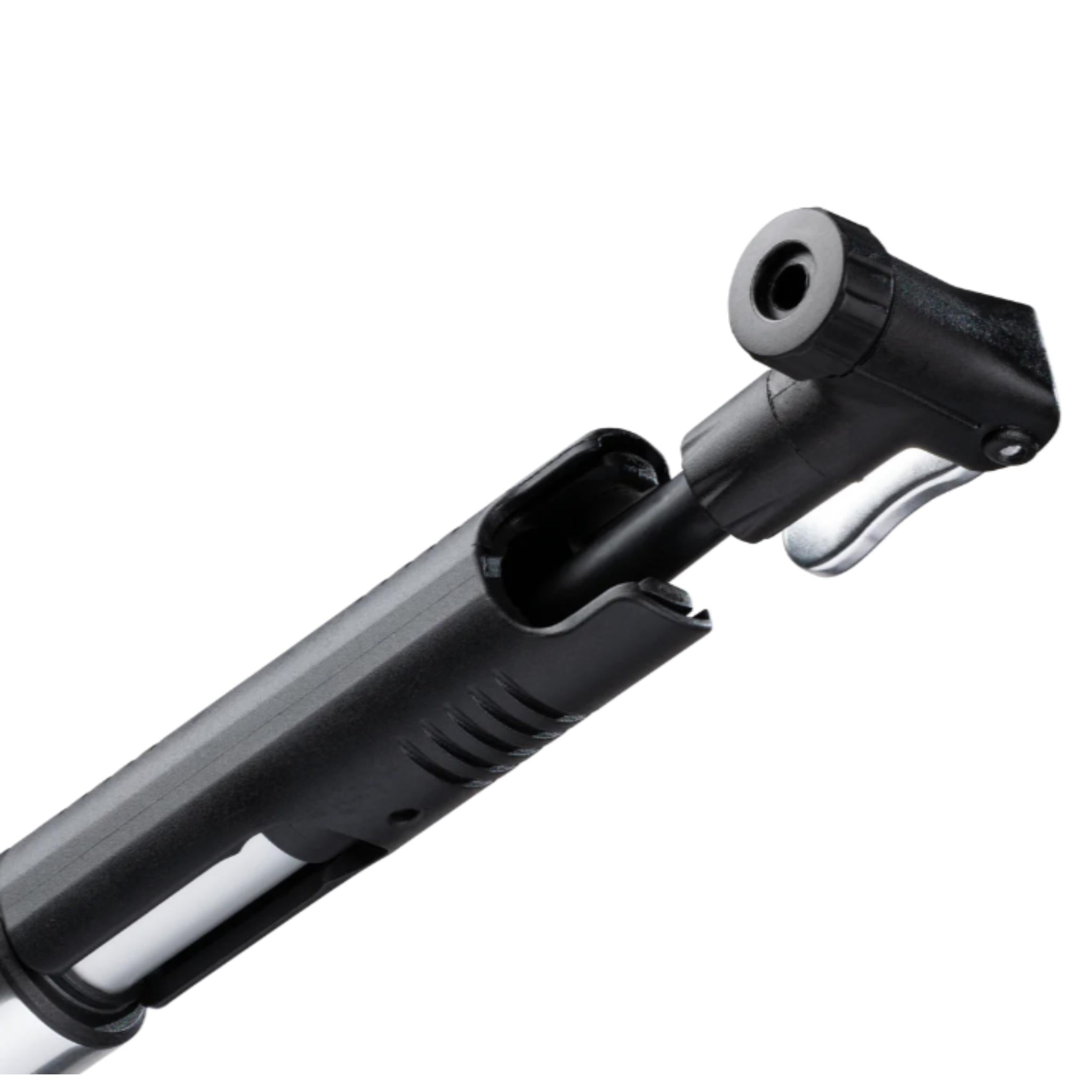 Crankbrothers Klic Mini Floor Pump Silver/Black