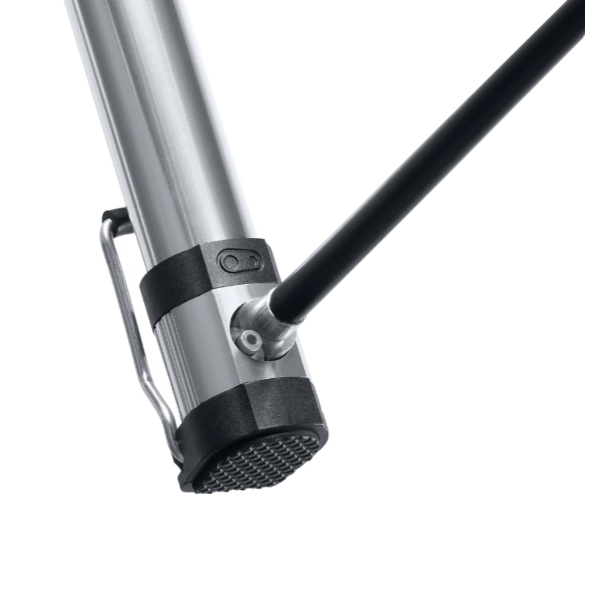Crankbrothers Klic Mini Floor Pump Silver/Black