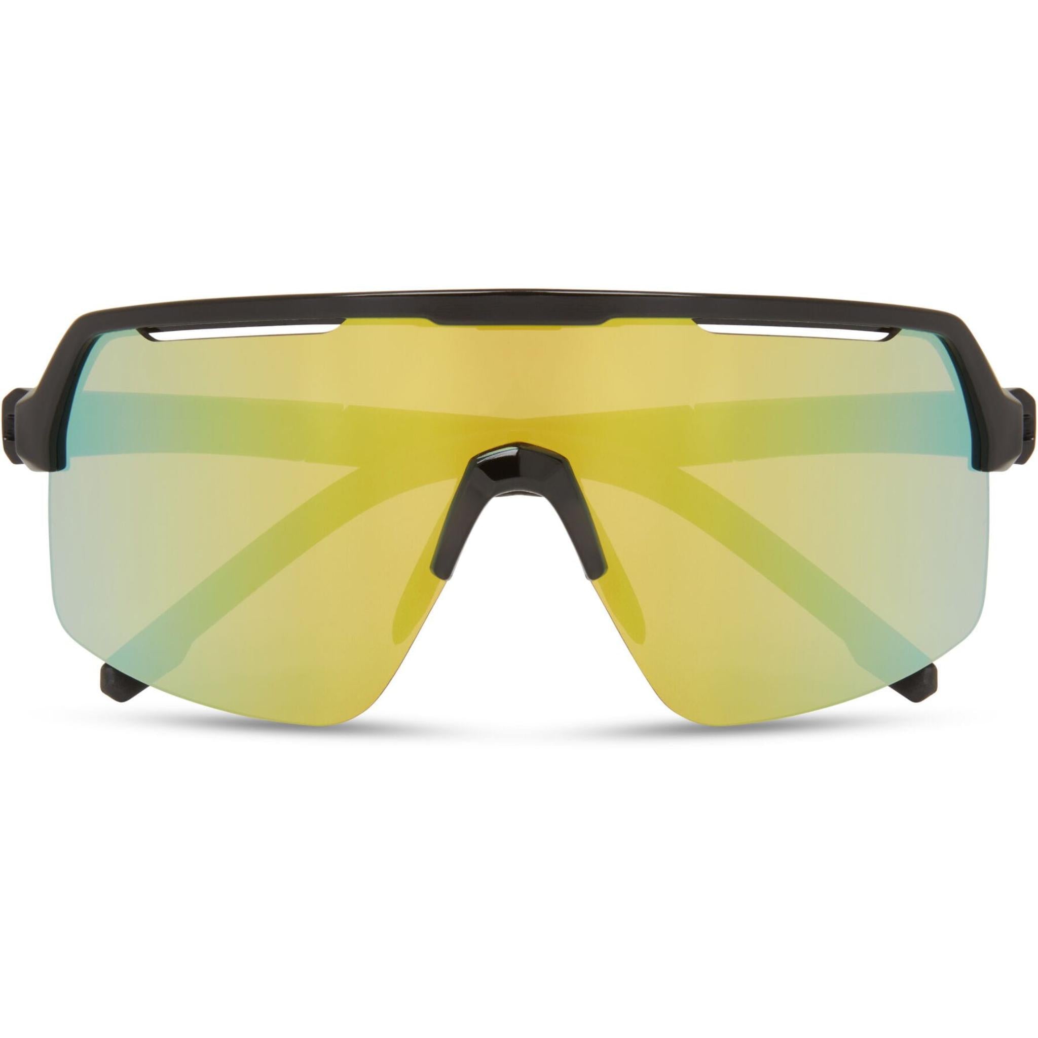 Crypto Air Gloss Black Sunglasses - Bronze Mirror Lens Gloss Black