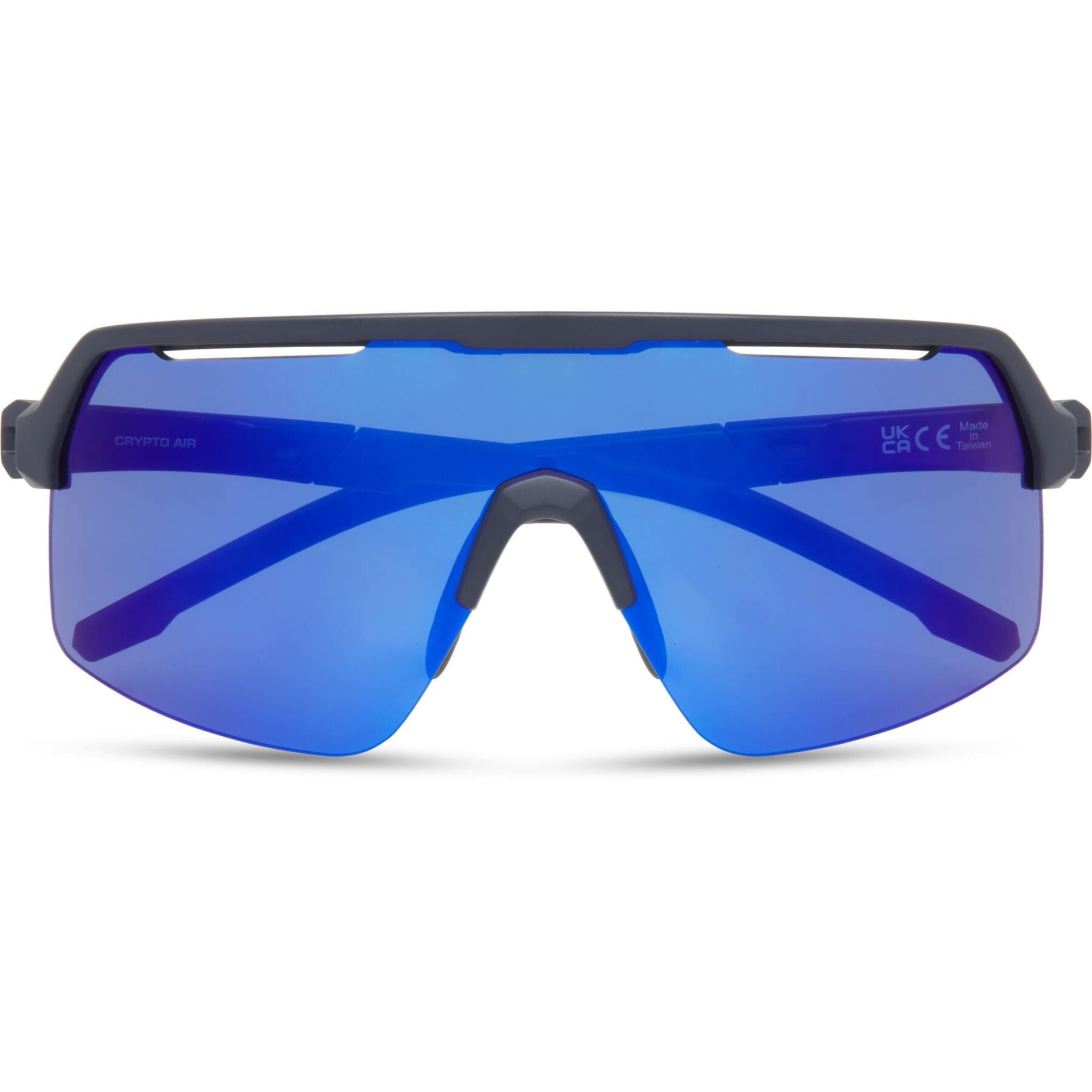 Crypto Air Ink Navy Sunglasses - 3 Lens Pack - Blue Mirror / Amber / Clear Ink Navy