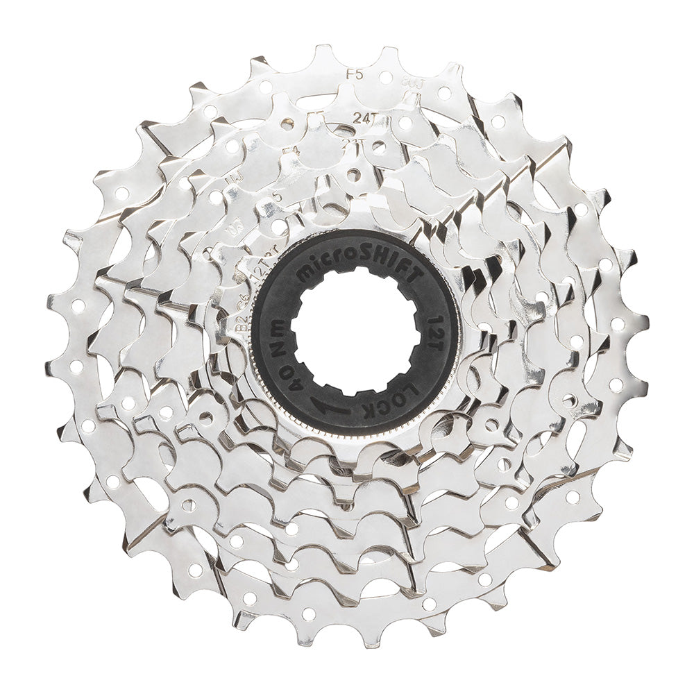 CS-H072 7-Speed Steel Cassette Silver / 12-28T / Shimano HG