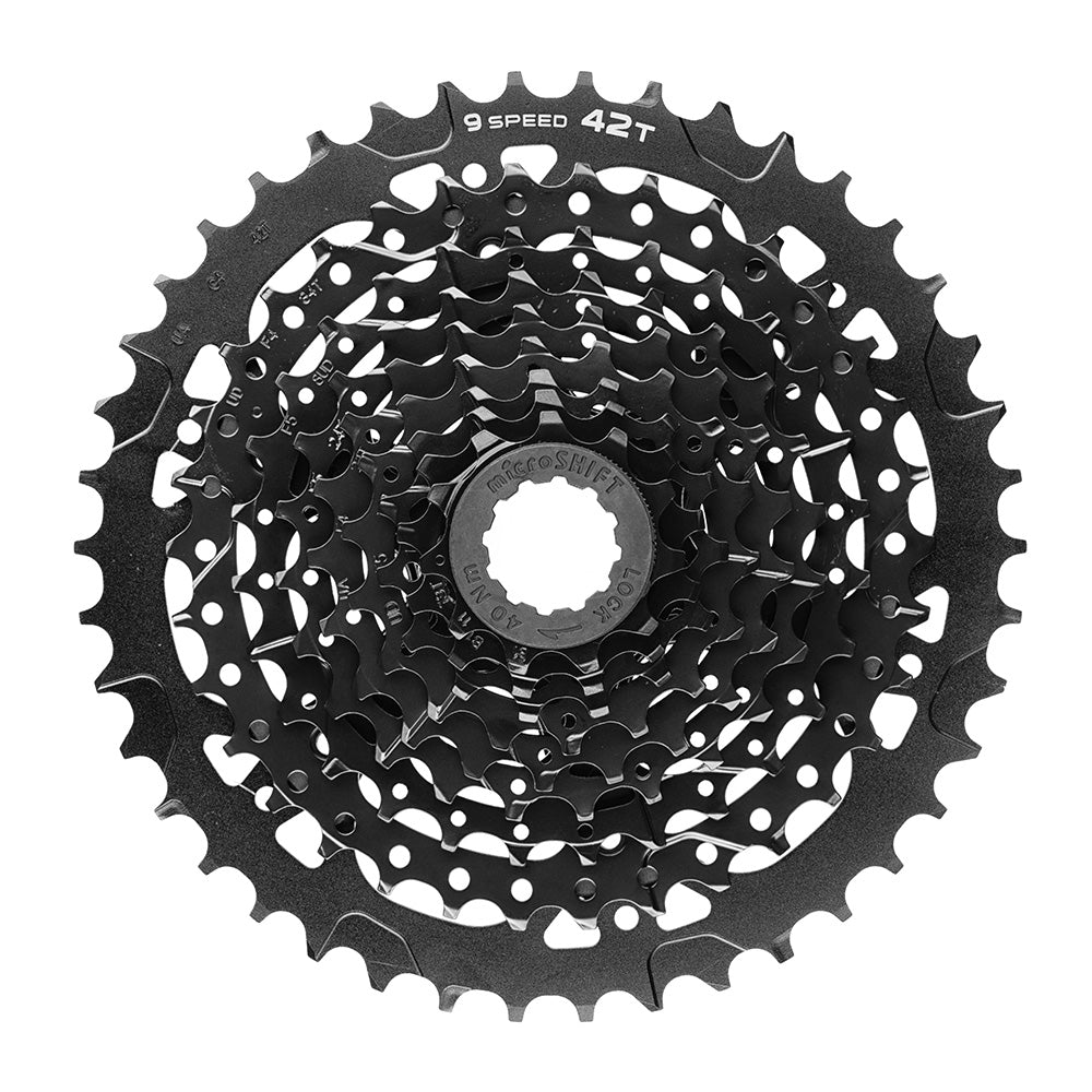 CS-H093A 9-Speed Steel Cassette Black / 11-42T / Shimano HG