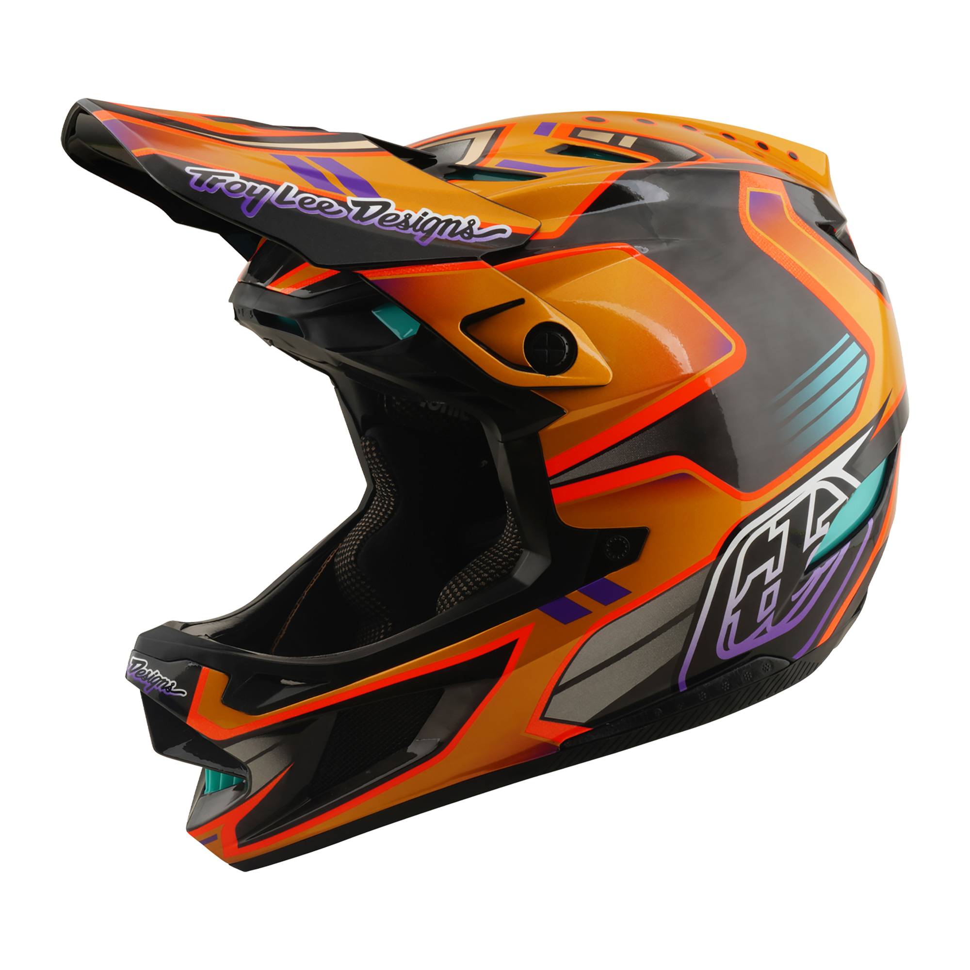 D4 Carbon Helmet Crest - Gold / XS