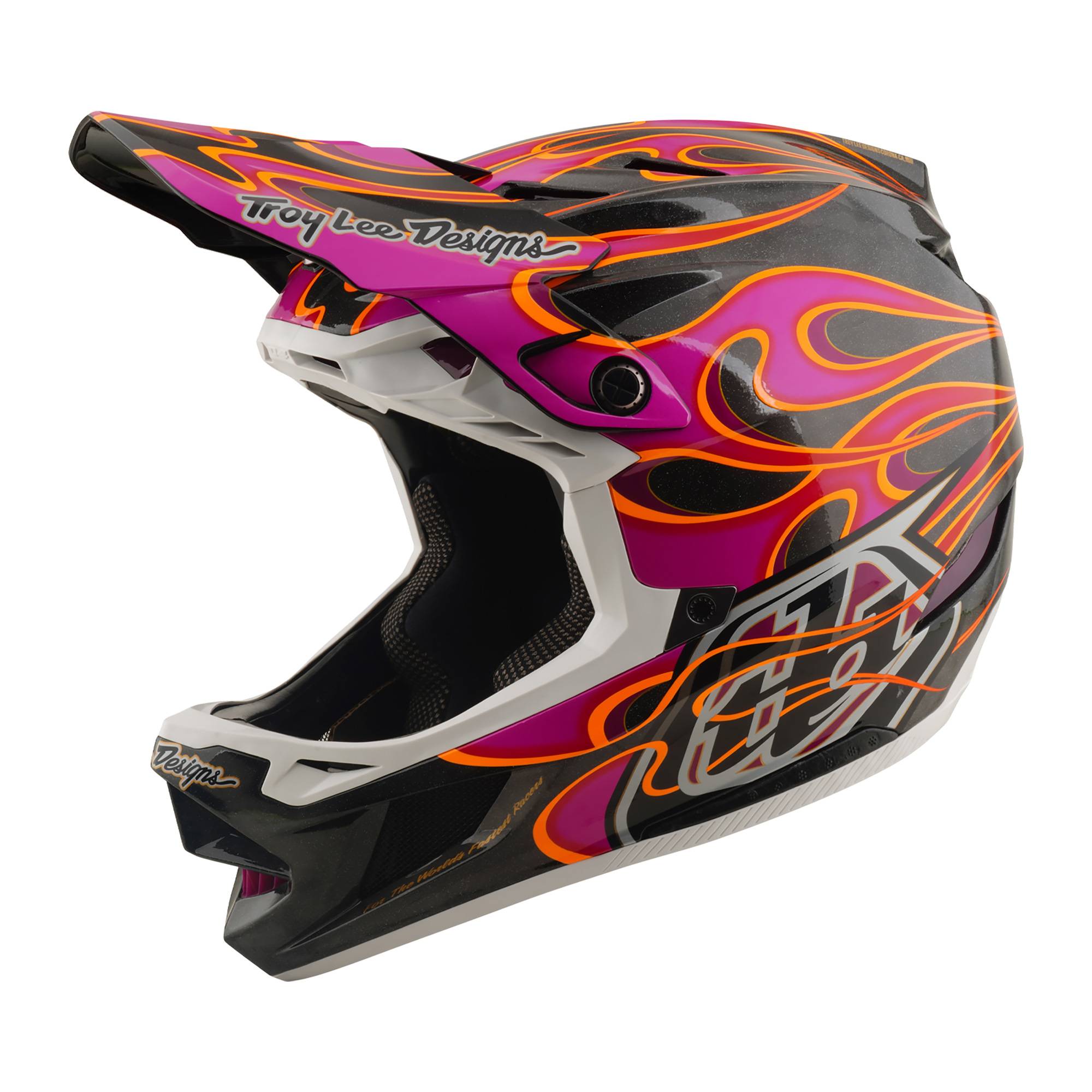 D4 Carbon Helmet Torched - Carbon/Magenta / XS