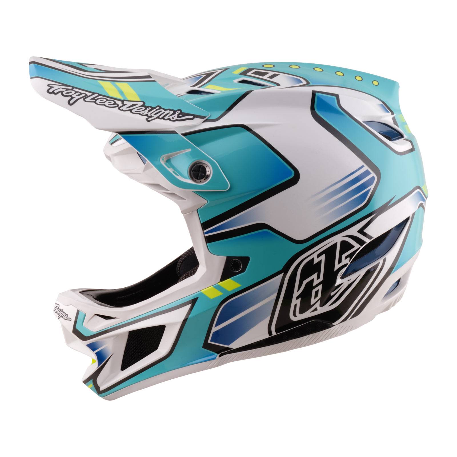 D4 Composite Helmet Crest - Real Teal / XS