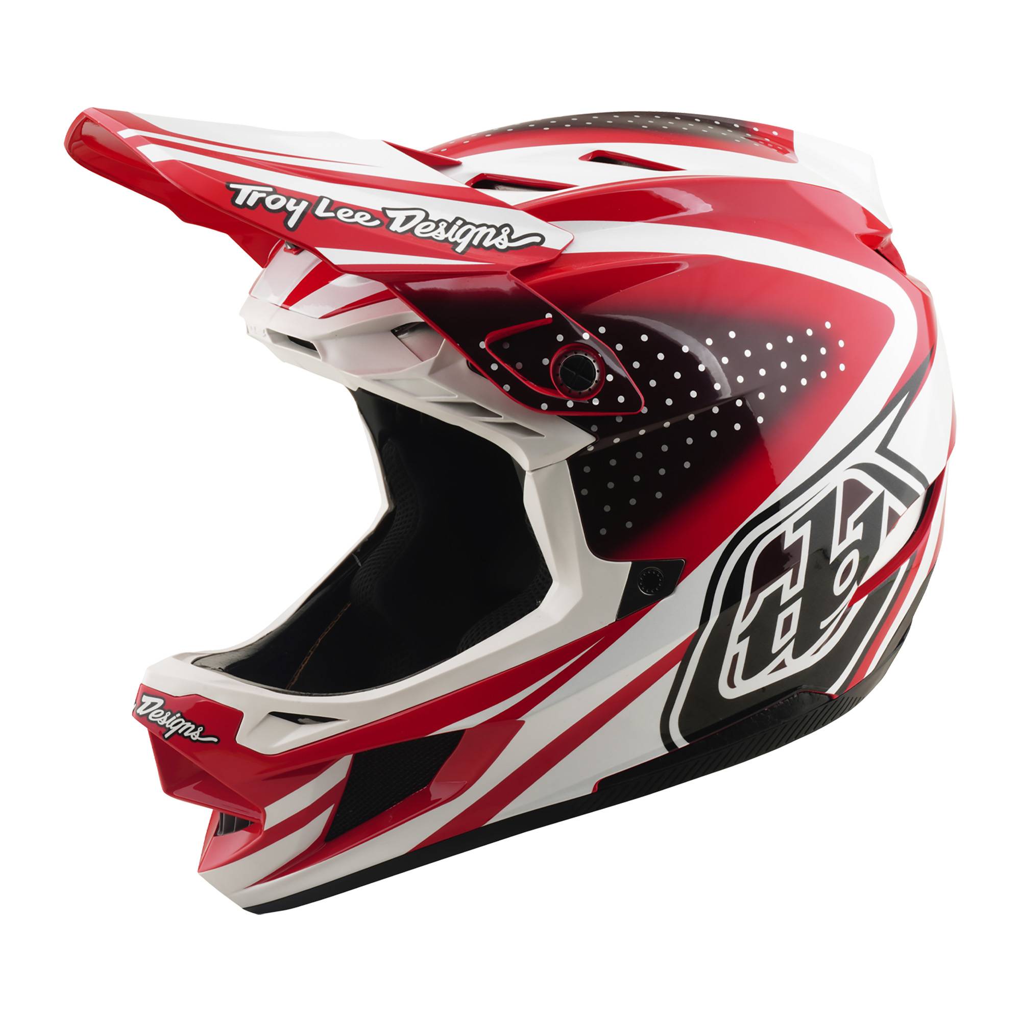 D4 Polyacrylite Helmet The Line - Fire/White / XS