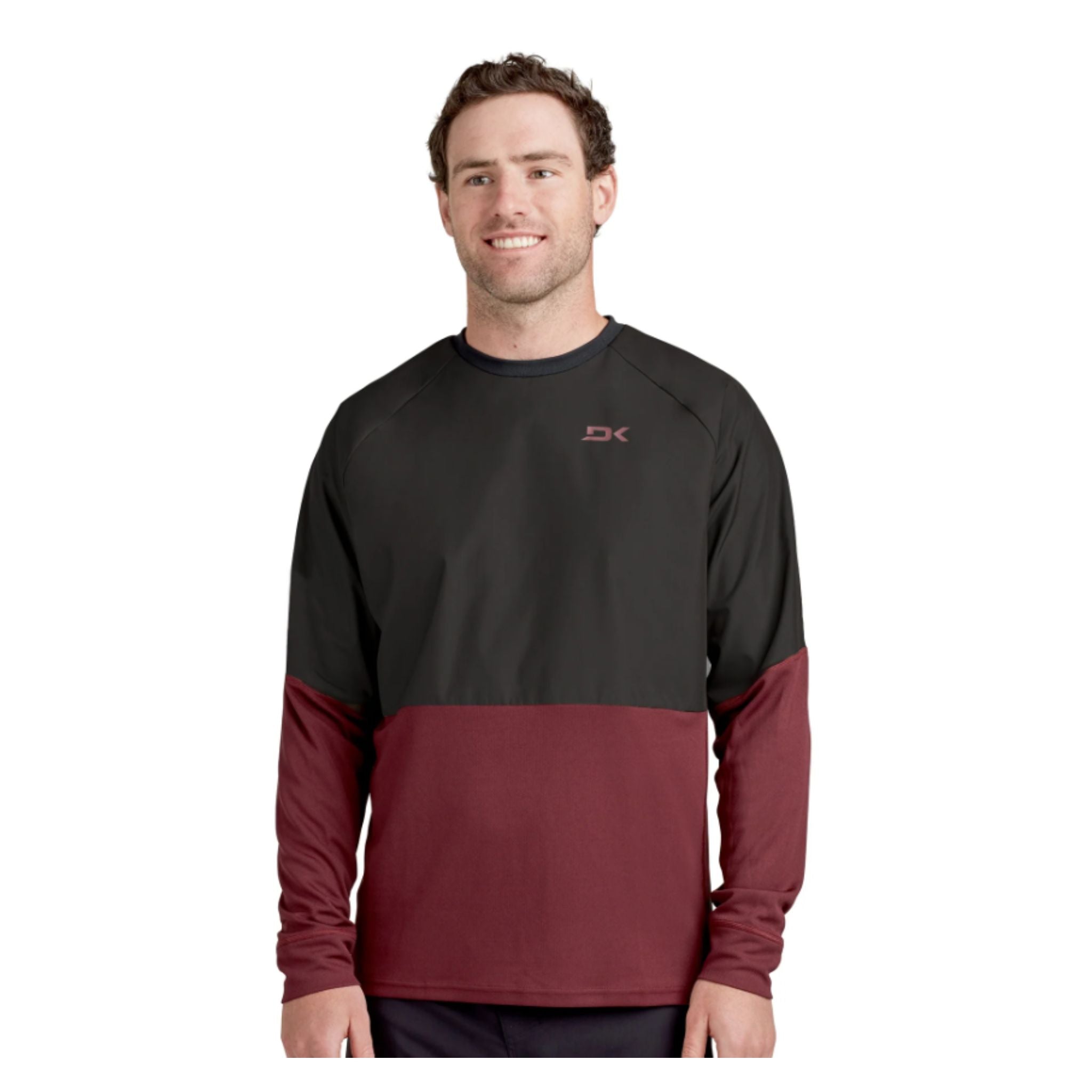 Dakine Darkside Long Sleeve Jersey Maroon Landing / M