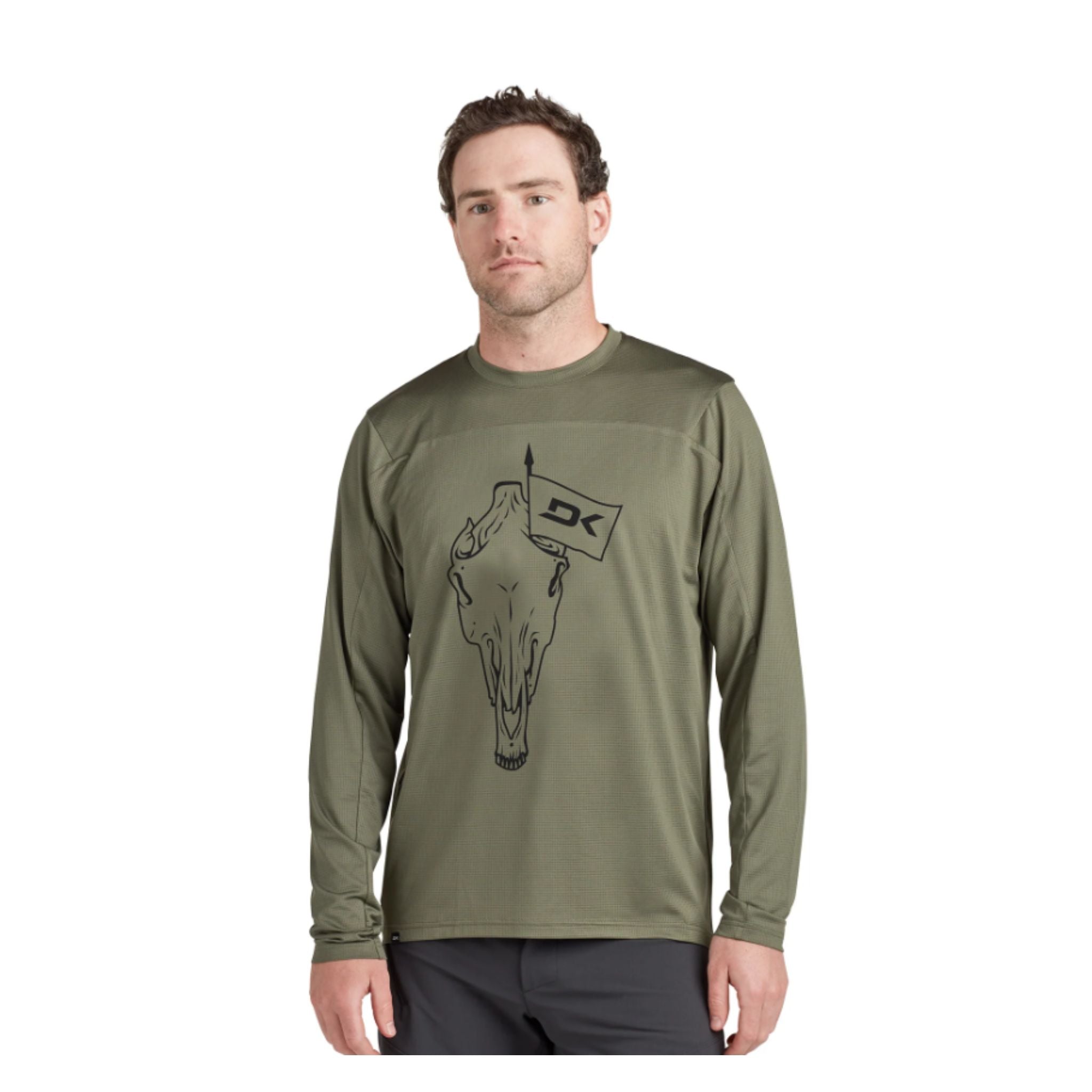 Dakine Syncline Long Sleeve Jersey Canopee Green / S