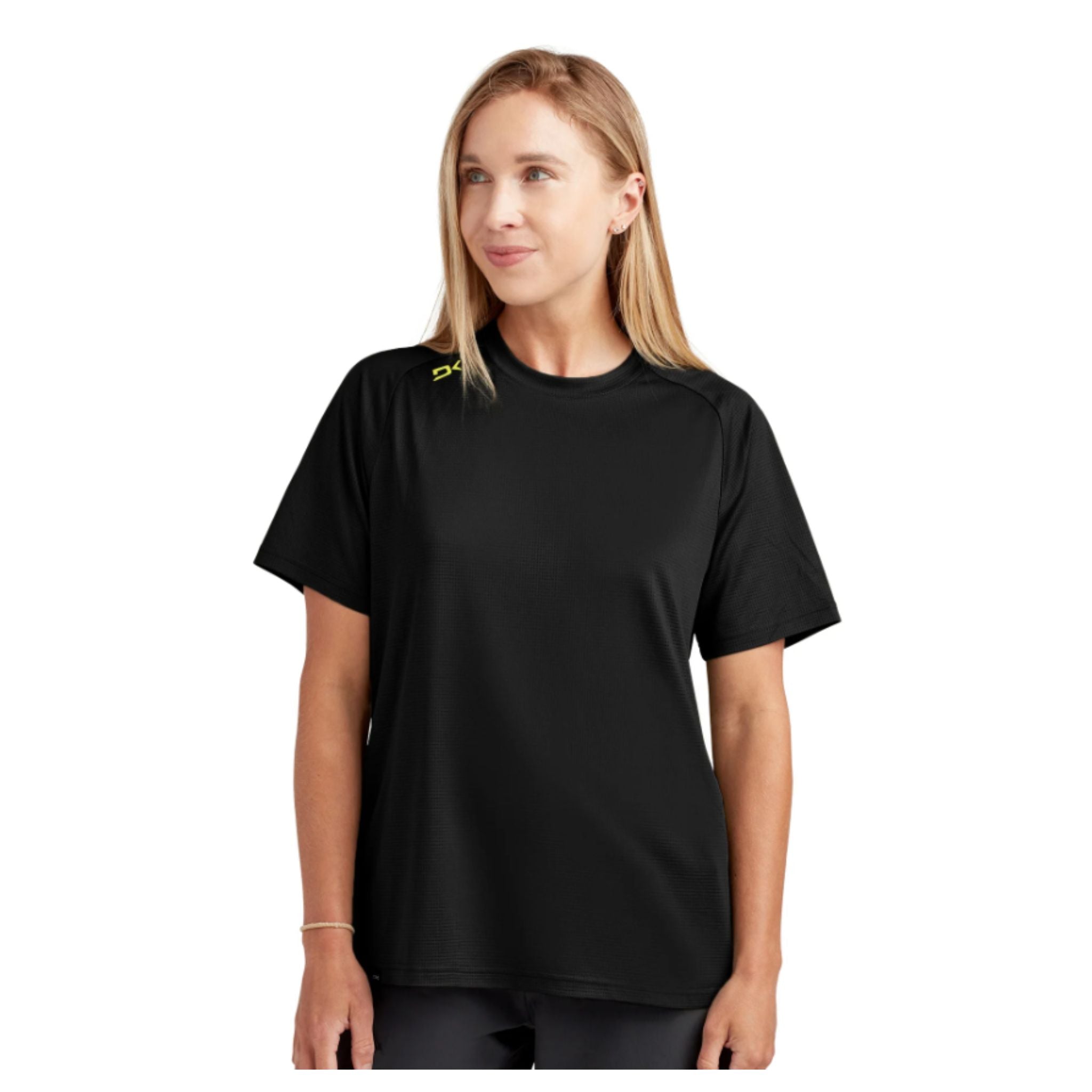 Dakine Women's Syncline Short Sleeve Jersey Black Evolution / S