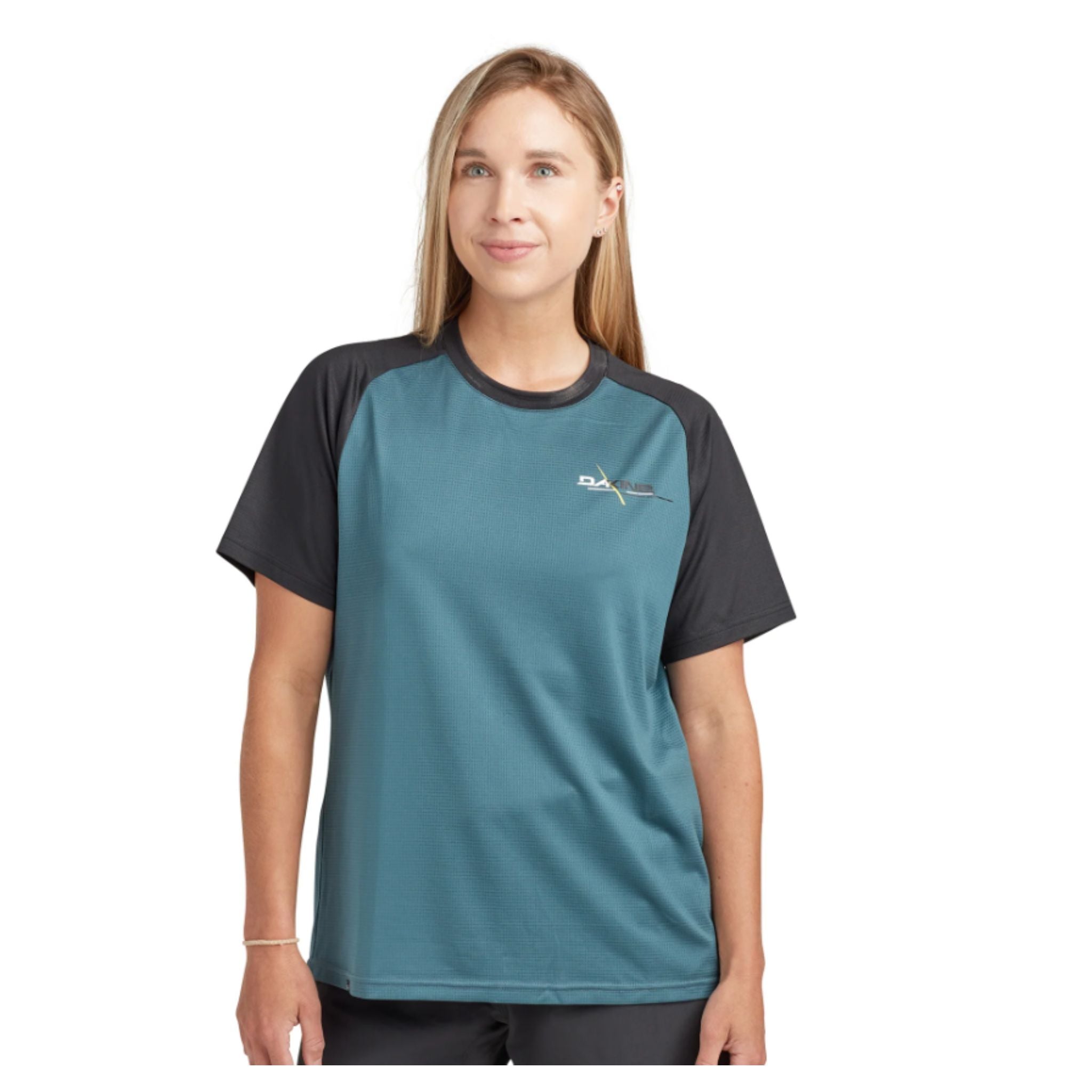 Dakine Women's Syncline Short Sleeve Jersey Galactic Blue / S