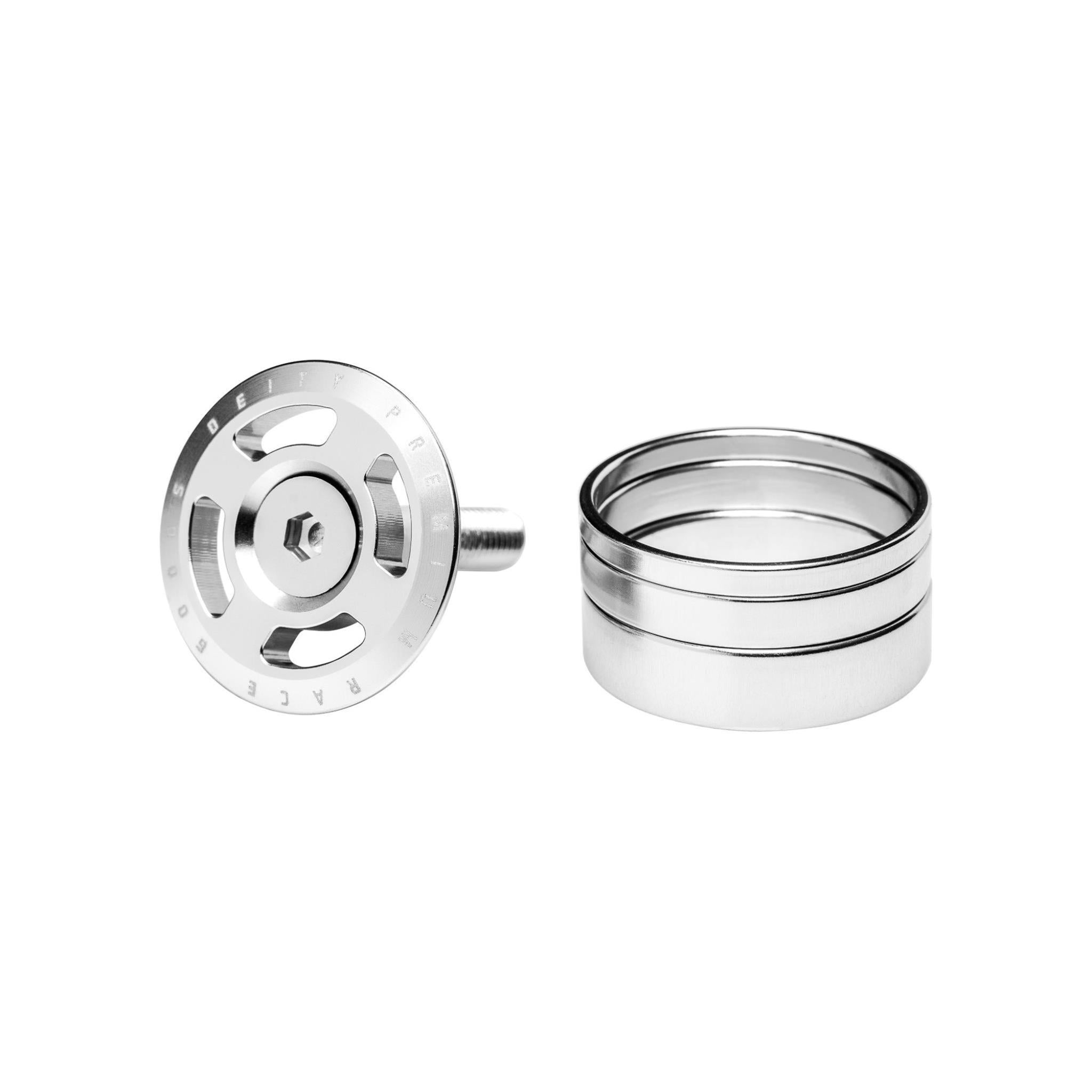 Deity Crosshair Headset Top Cap Kit Silver