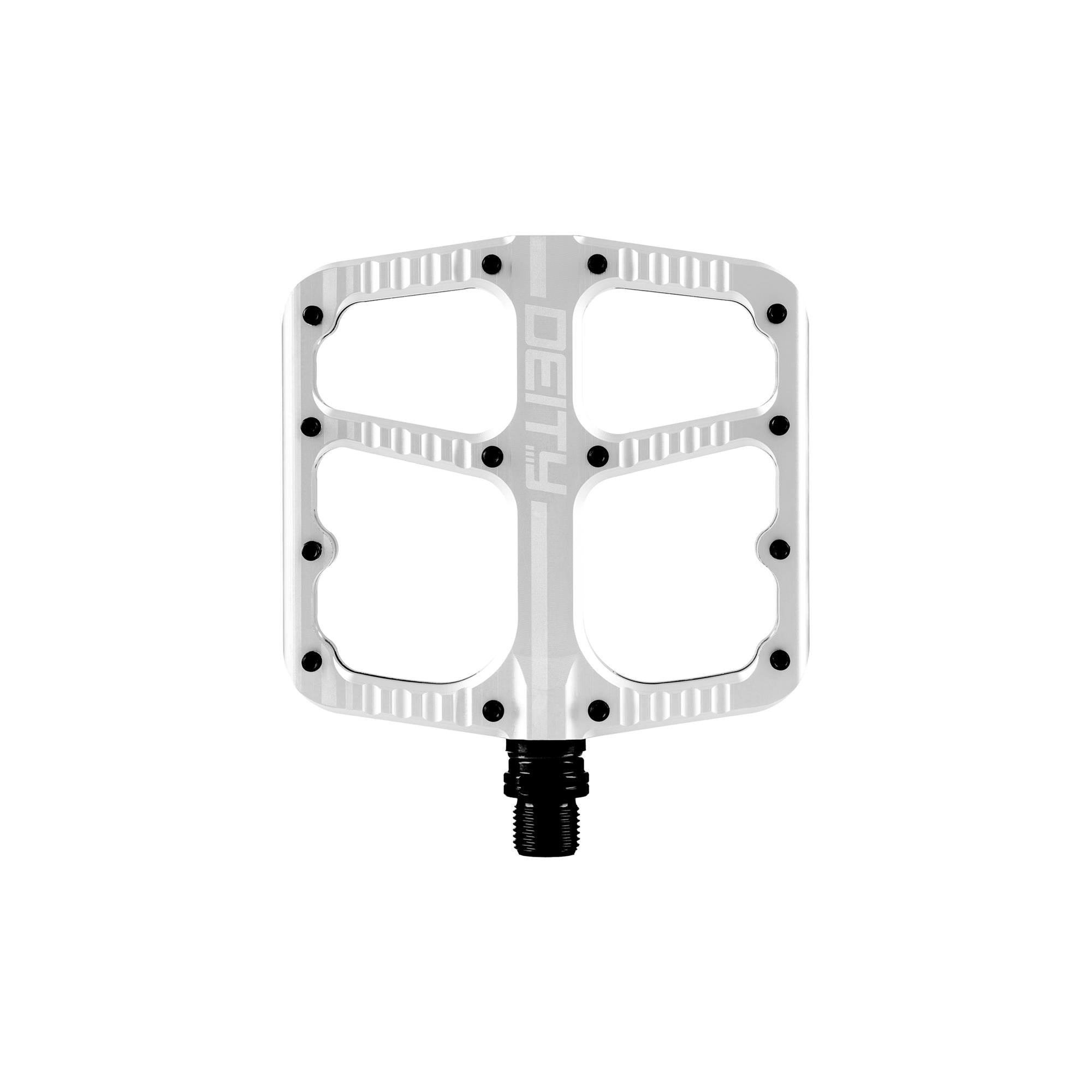 Deity Flat Trak Pedals Silver