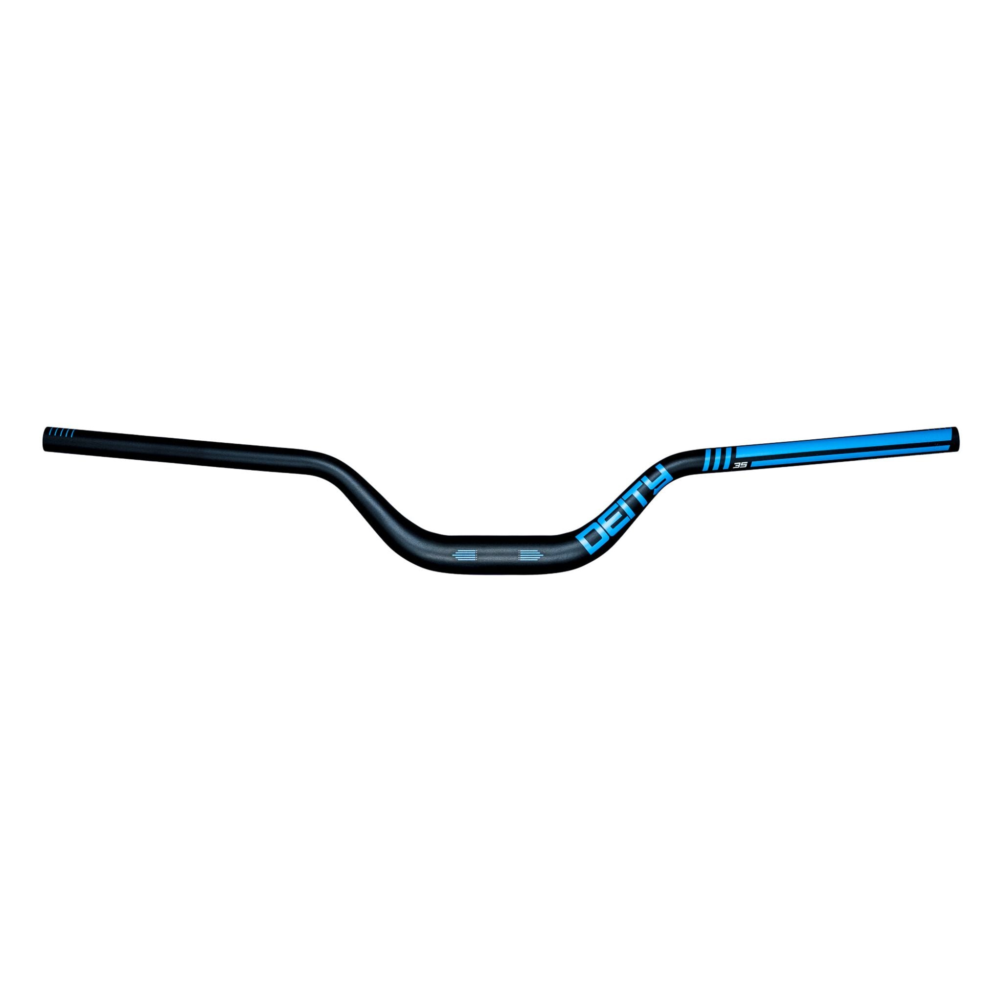 Deity Highside 35 High Rise Handlebars Blue / 35mm x 80mm Rise