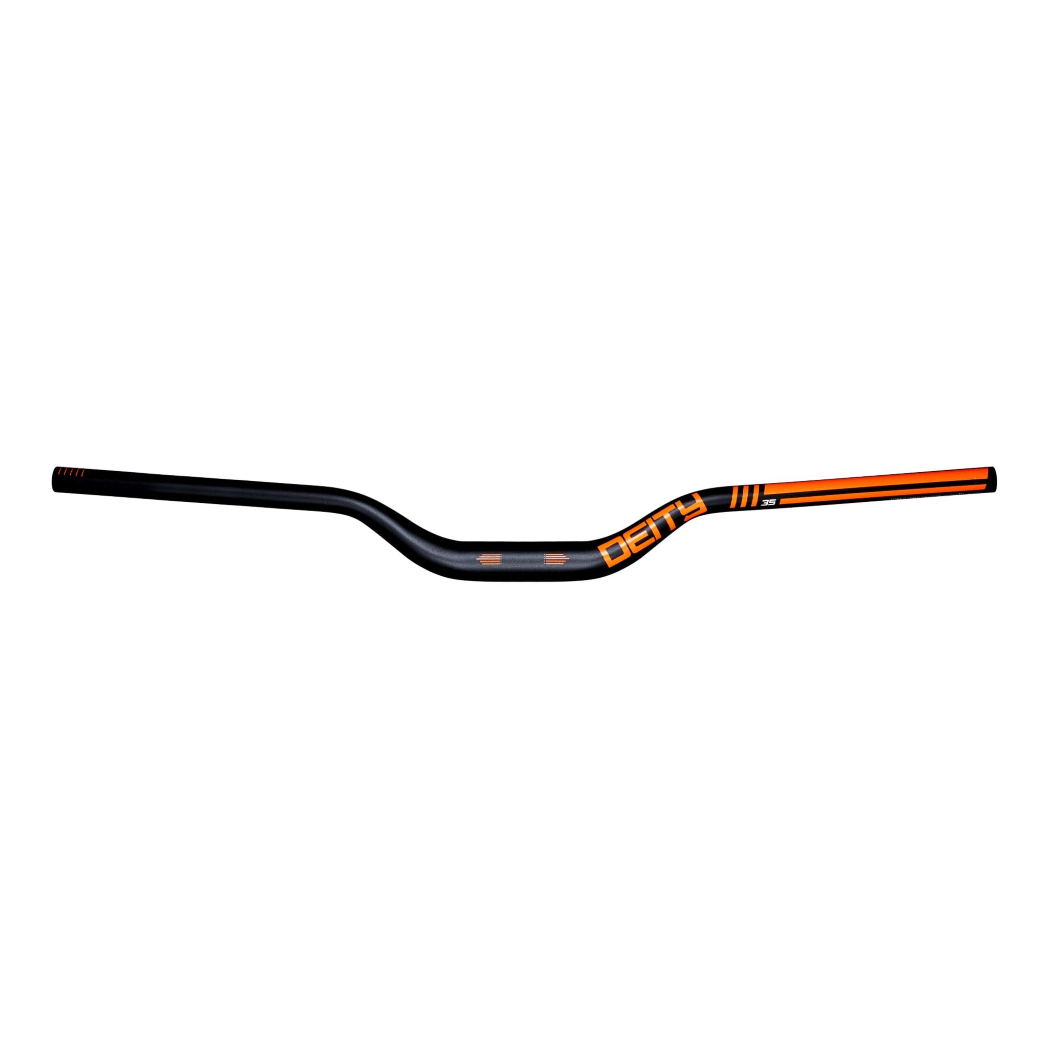 Deity Highside 35 High Rise Handlebars Orange / 35mm x 50mm Rise