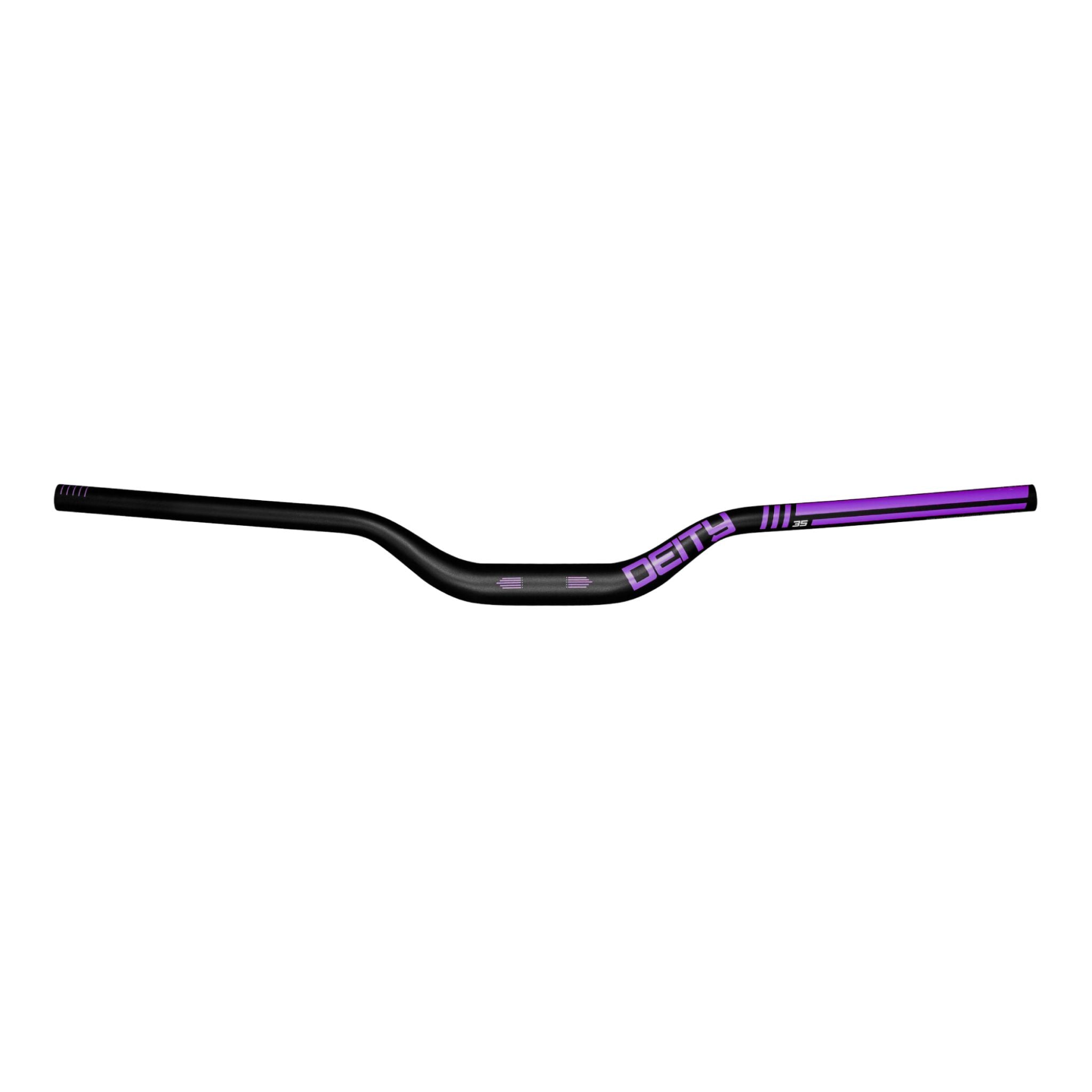 Deity Highside 35 High Rise Handlebars Purple / 35mm x 50mm Rise