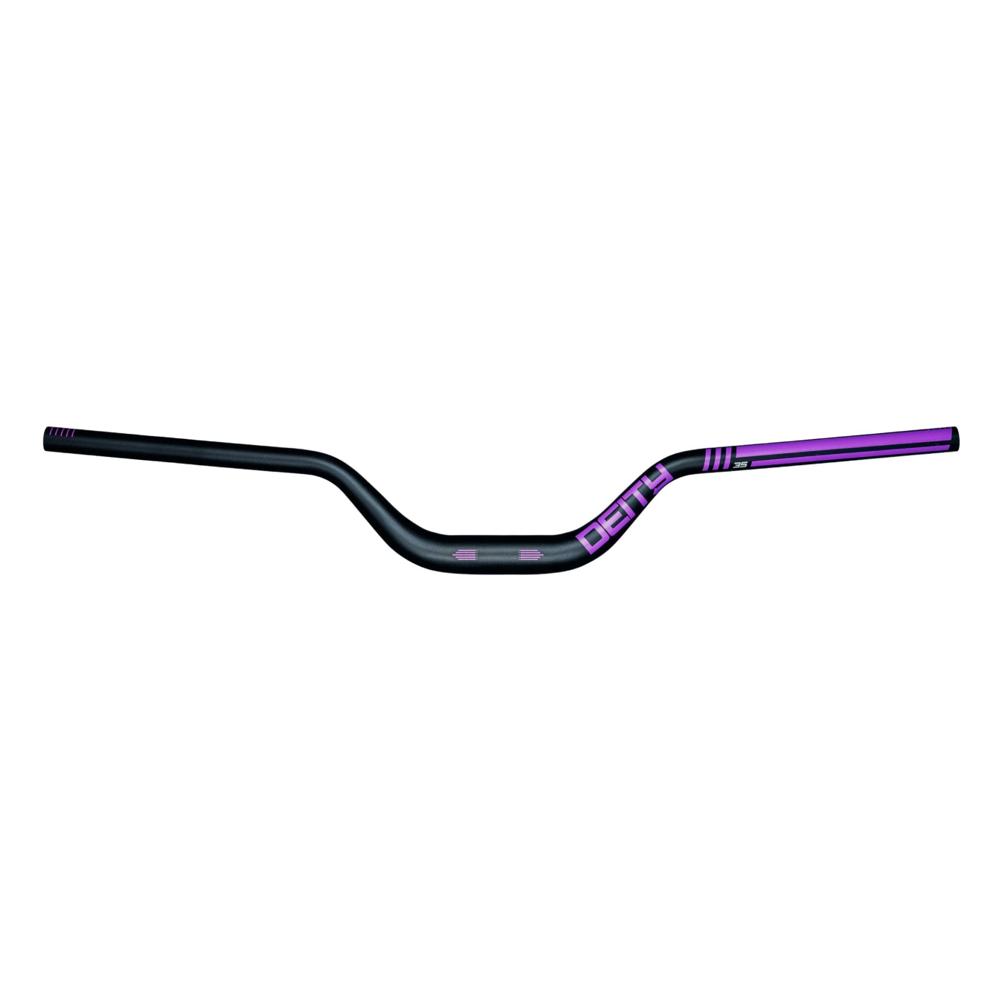 Deity Highside 35 High Rise Handlebars Purple / 35mm x 80mm Rise