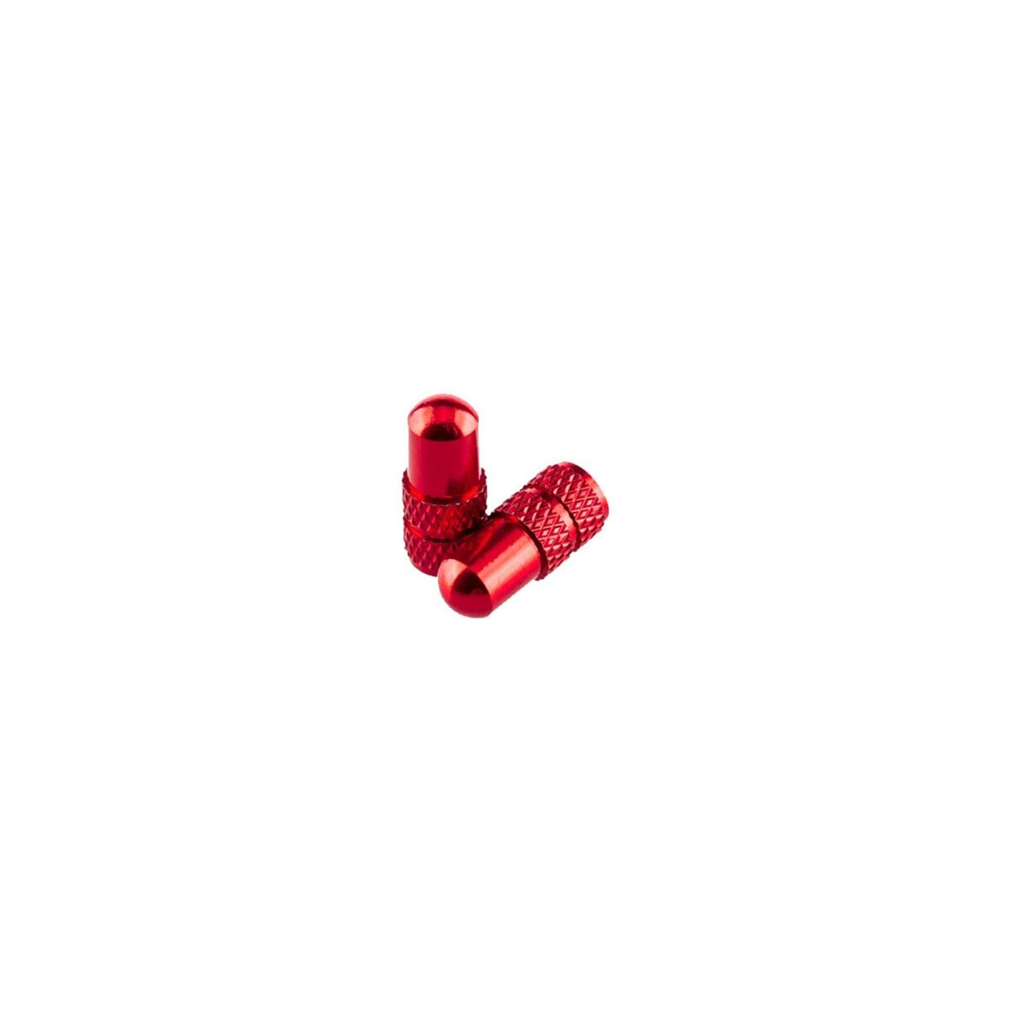 Deity Presta Valve Caps Red