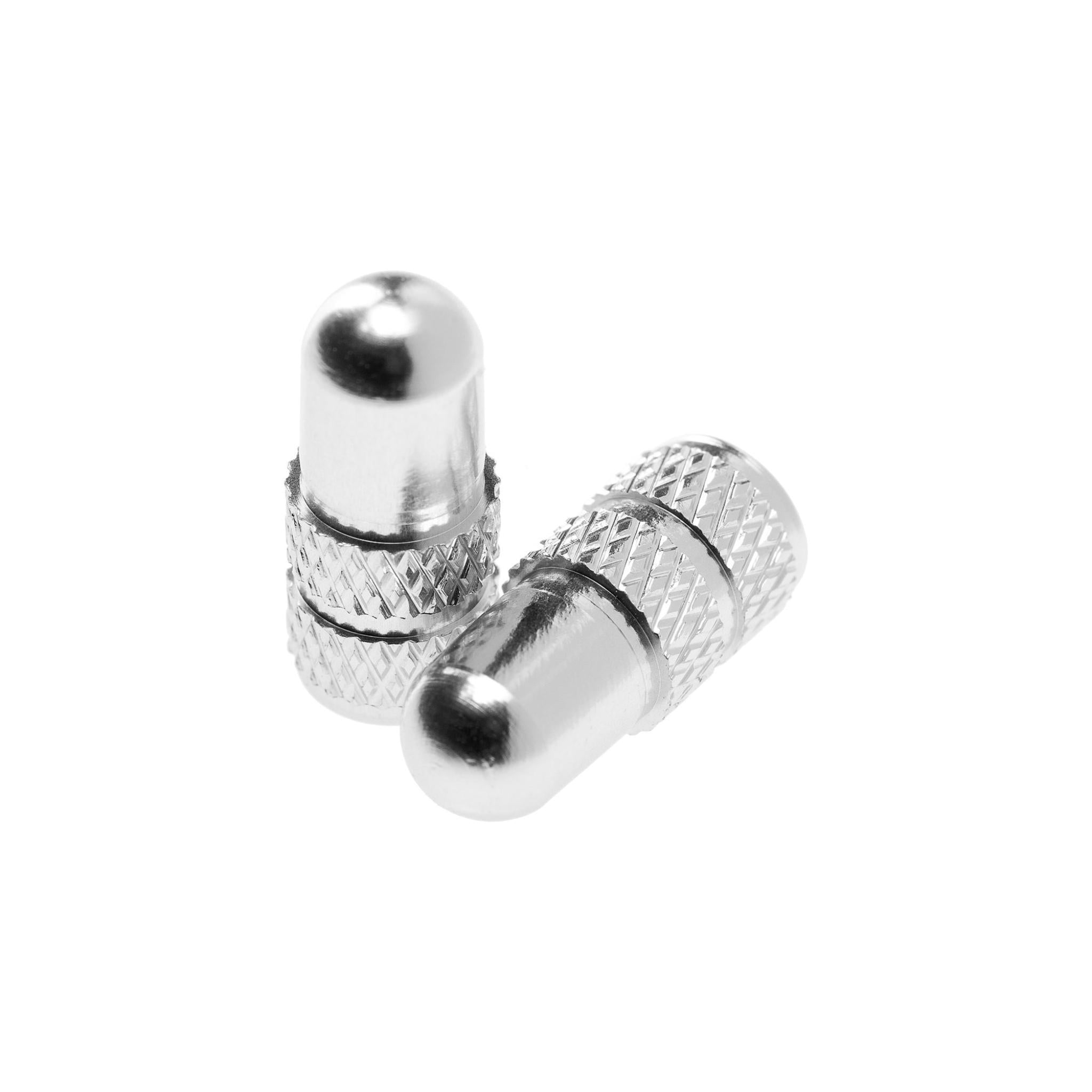 Deity Presta Valve Caps Silver