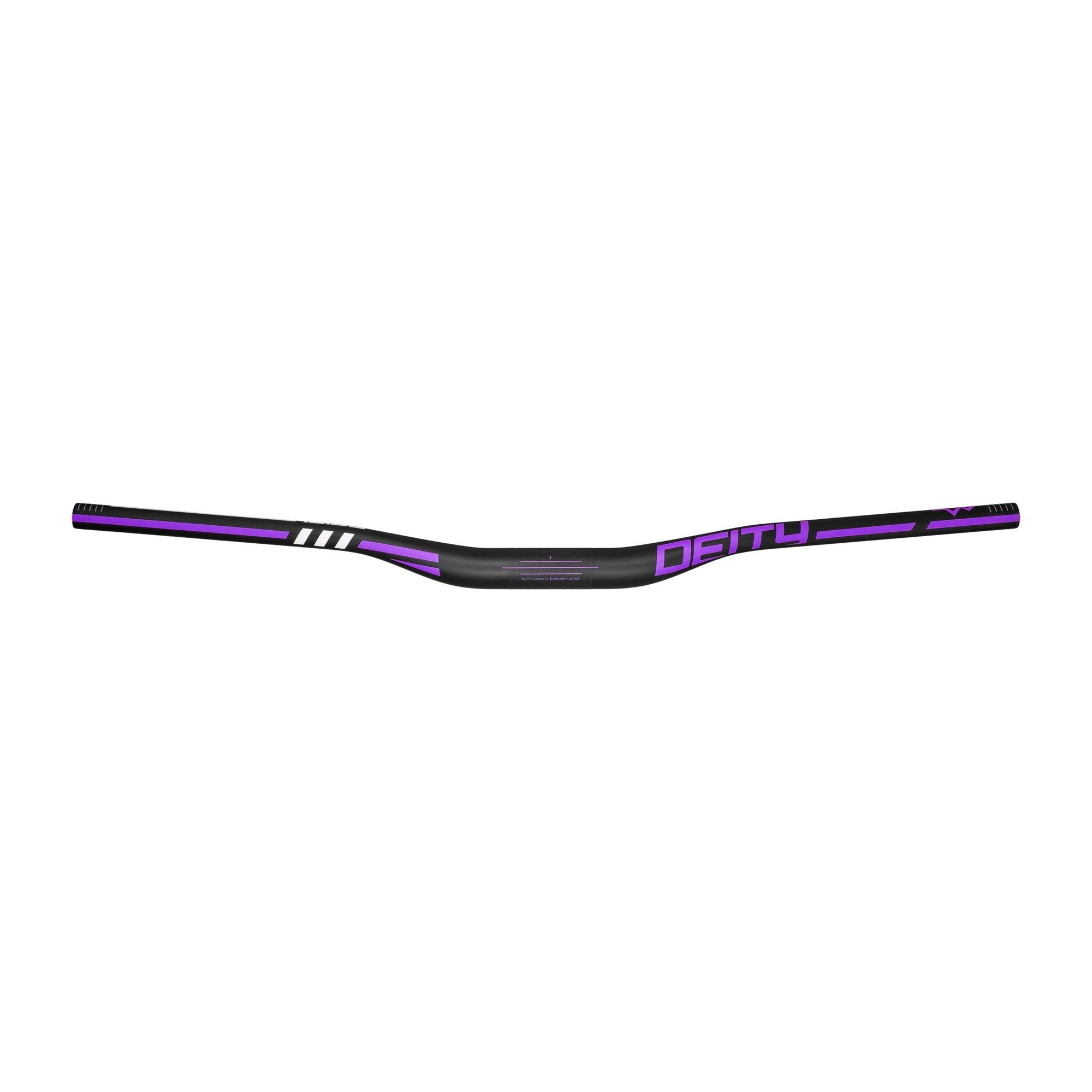 Deity Skywire 35 Carbon Handlebars Purple / 35mm x 25mm Rise