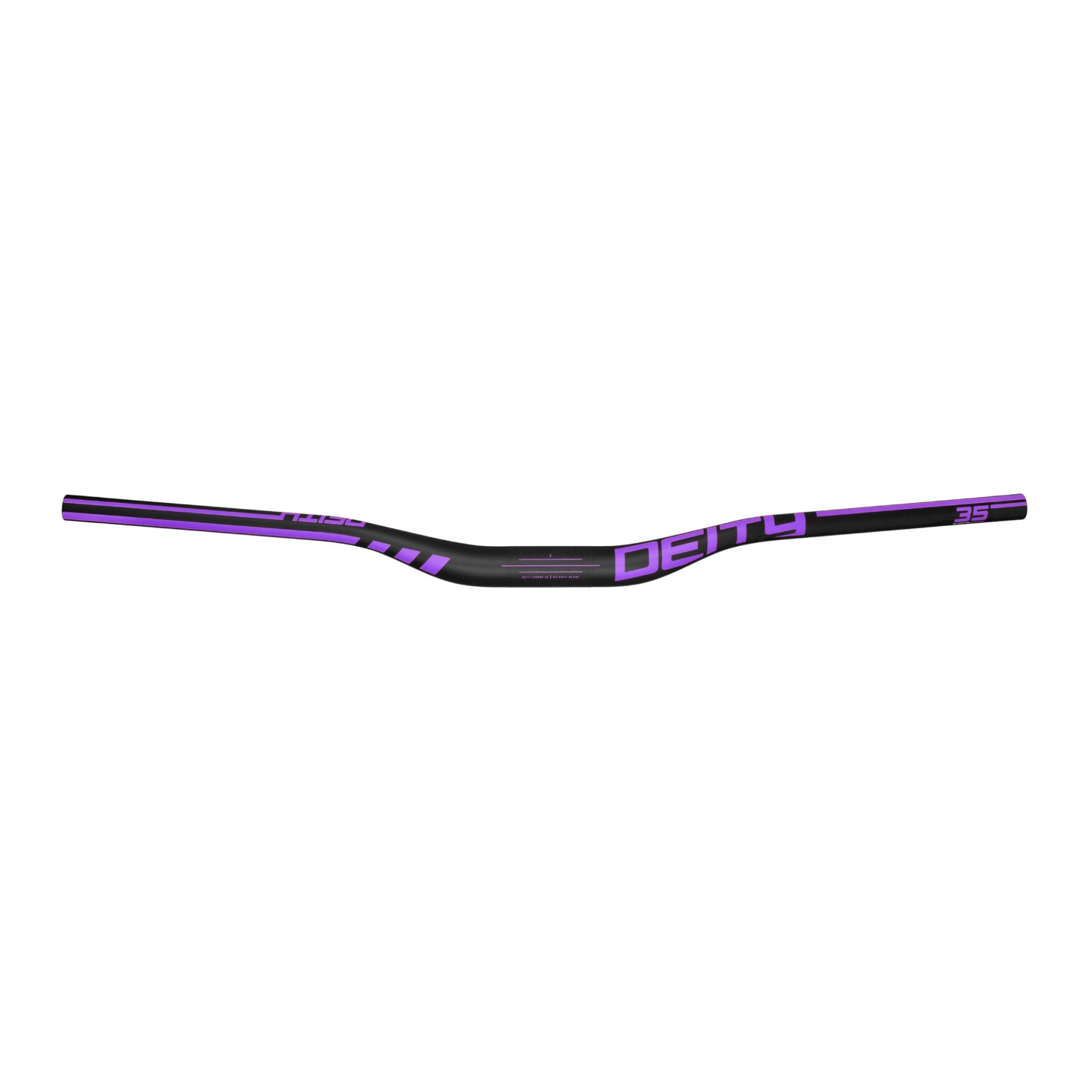 Deity Speedway 35 Carbon Handlebar Purple / 35mm x 30mm Rise