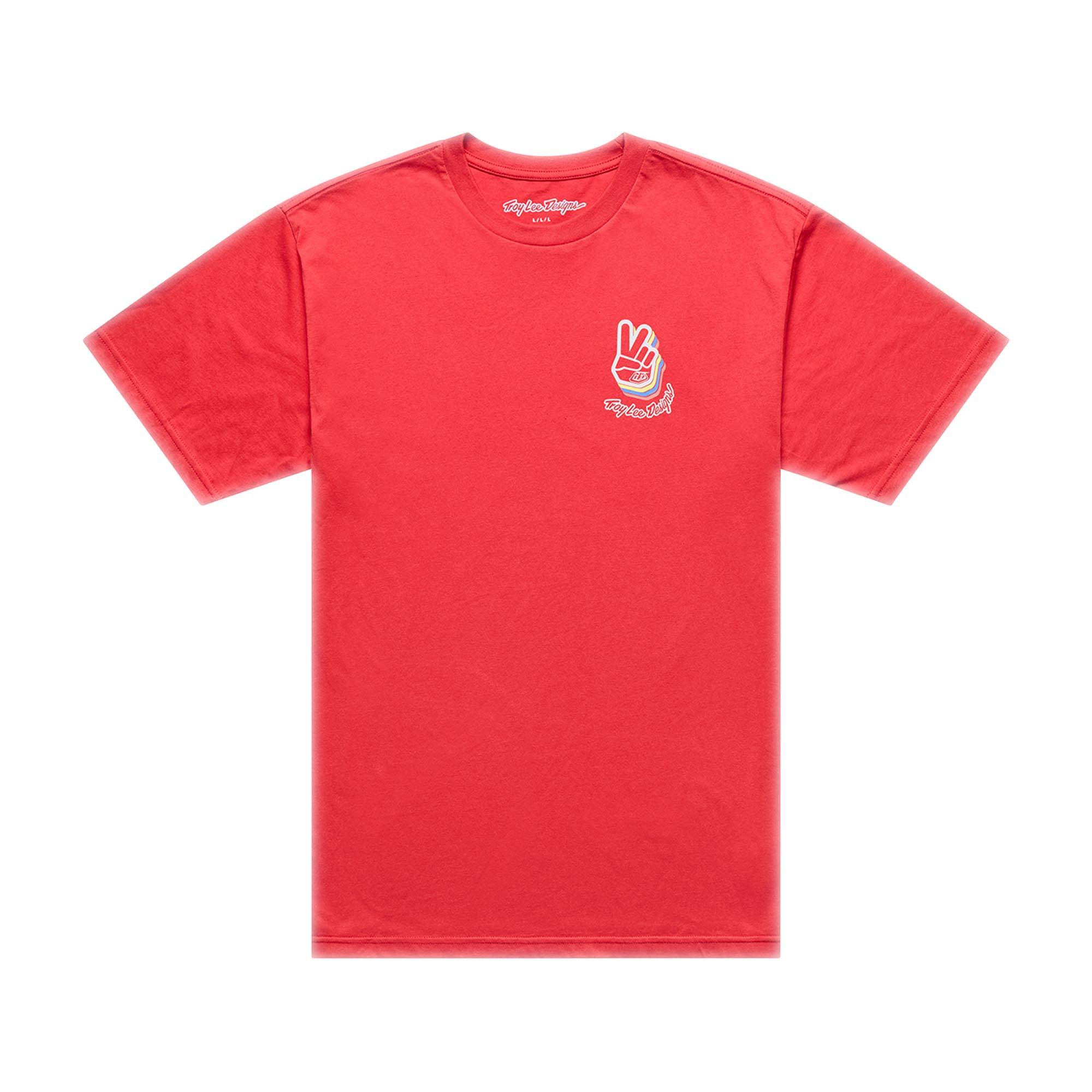Deuces Short Sleeve Tee Deuces - Scarlet / S