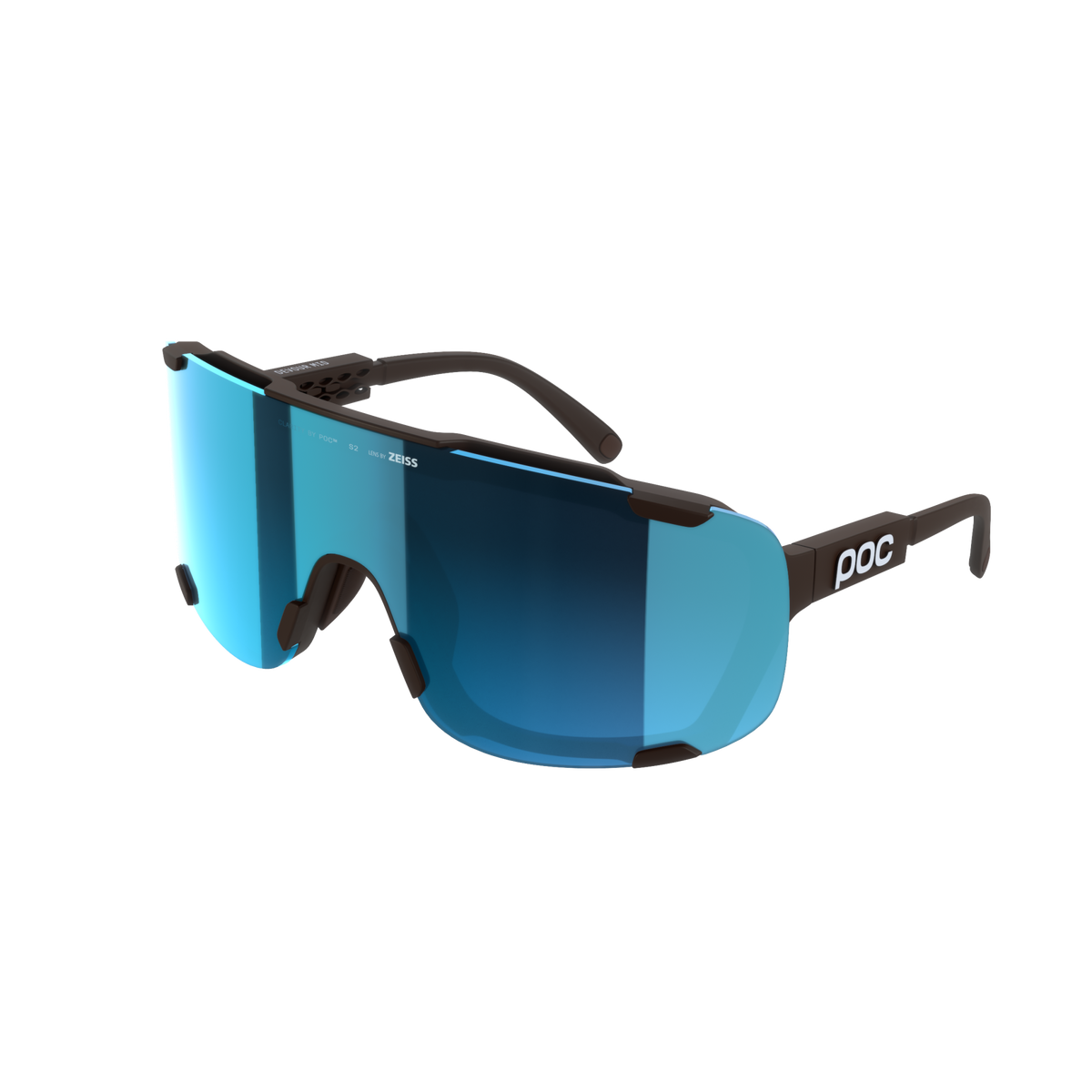 Devour Mid Glasses Bronzite Brown/Clarity Universal/Sunny Turquoise / One Size