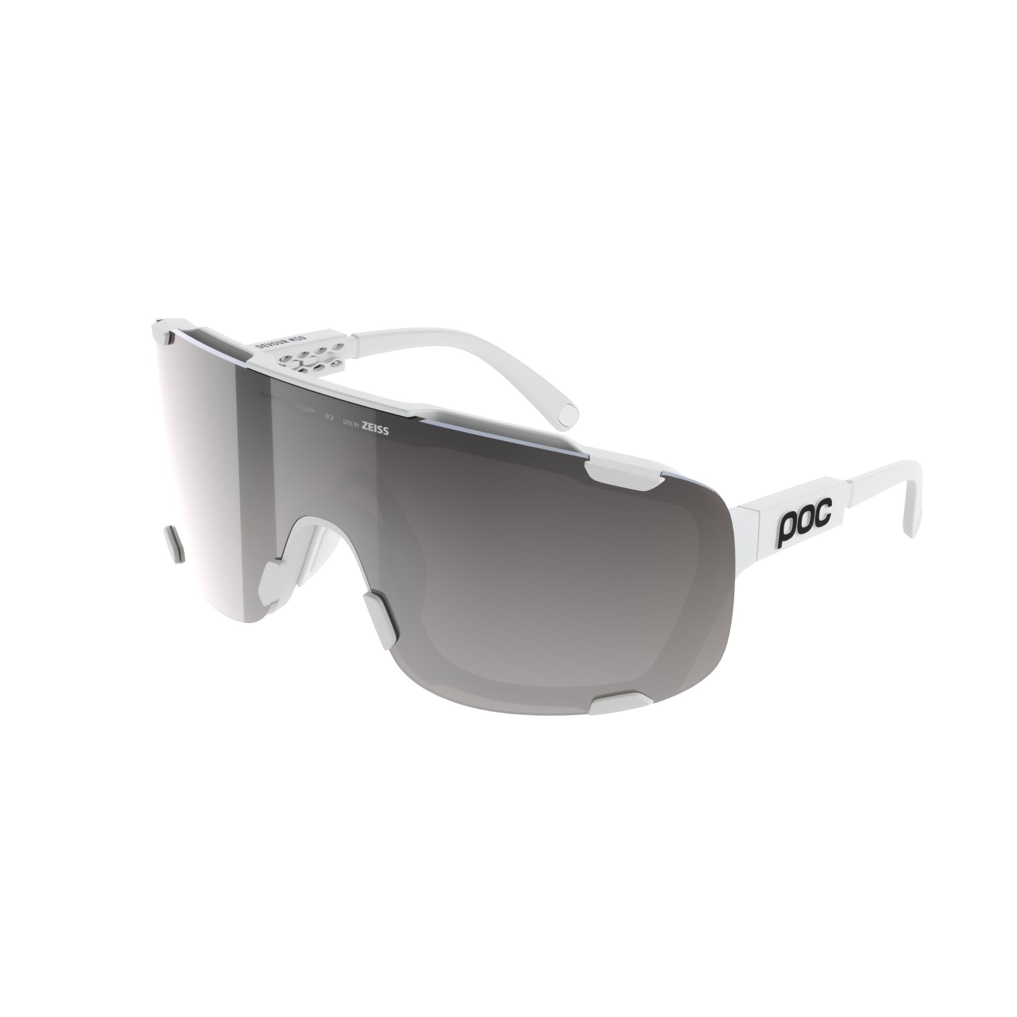 Devour Mid Glasses Hydrogen White/Clarity Road/Sunny Silver / One Size