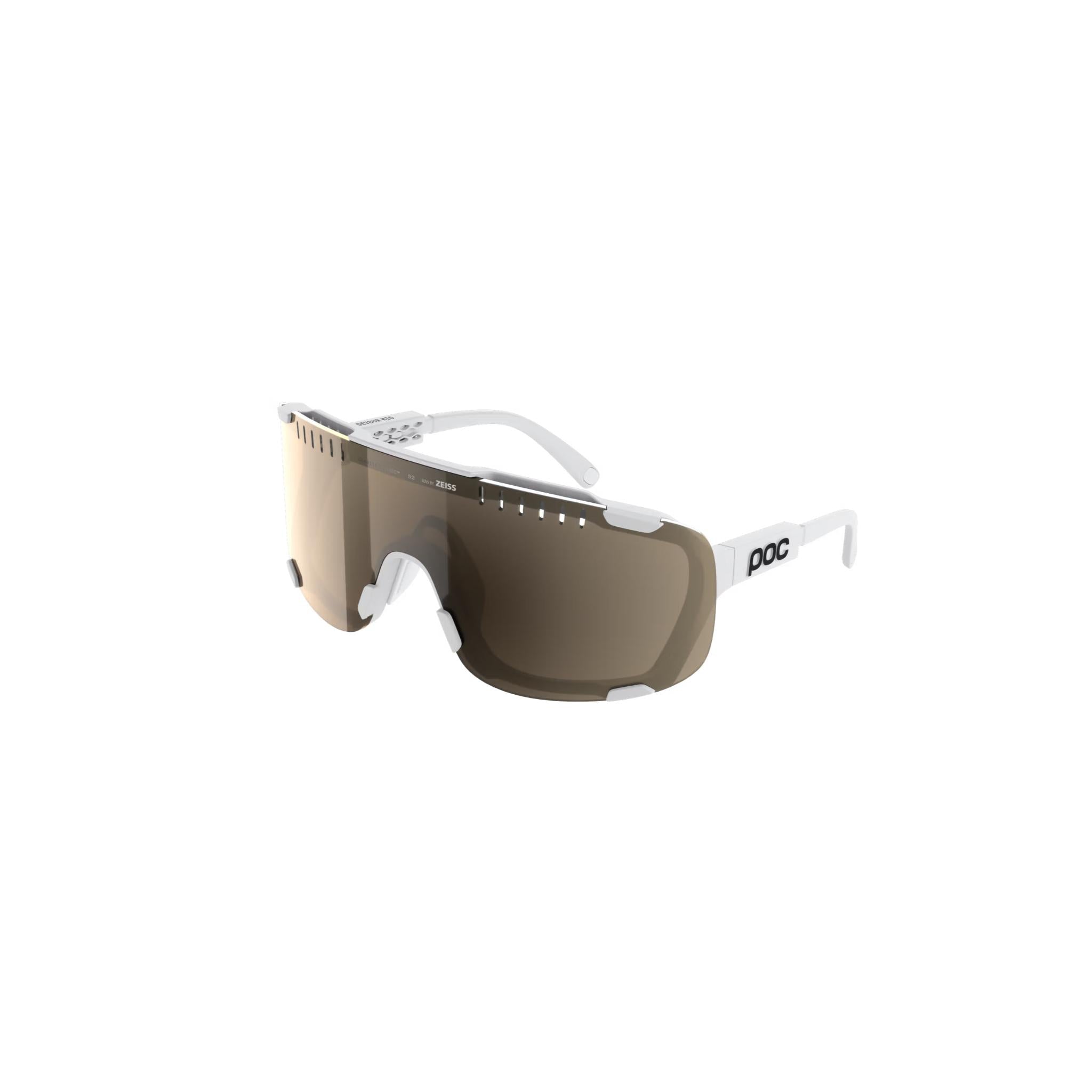 Devour Mid + Glasses Hydrogen White/Clarity Trail /Partly Sunny Silver / One Size