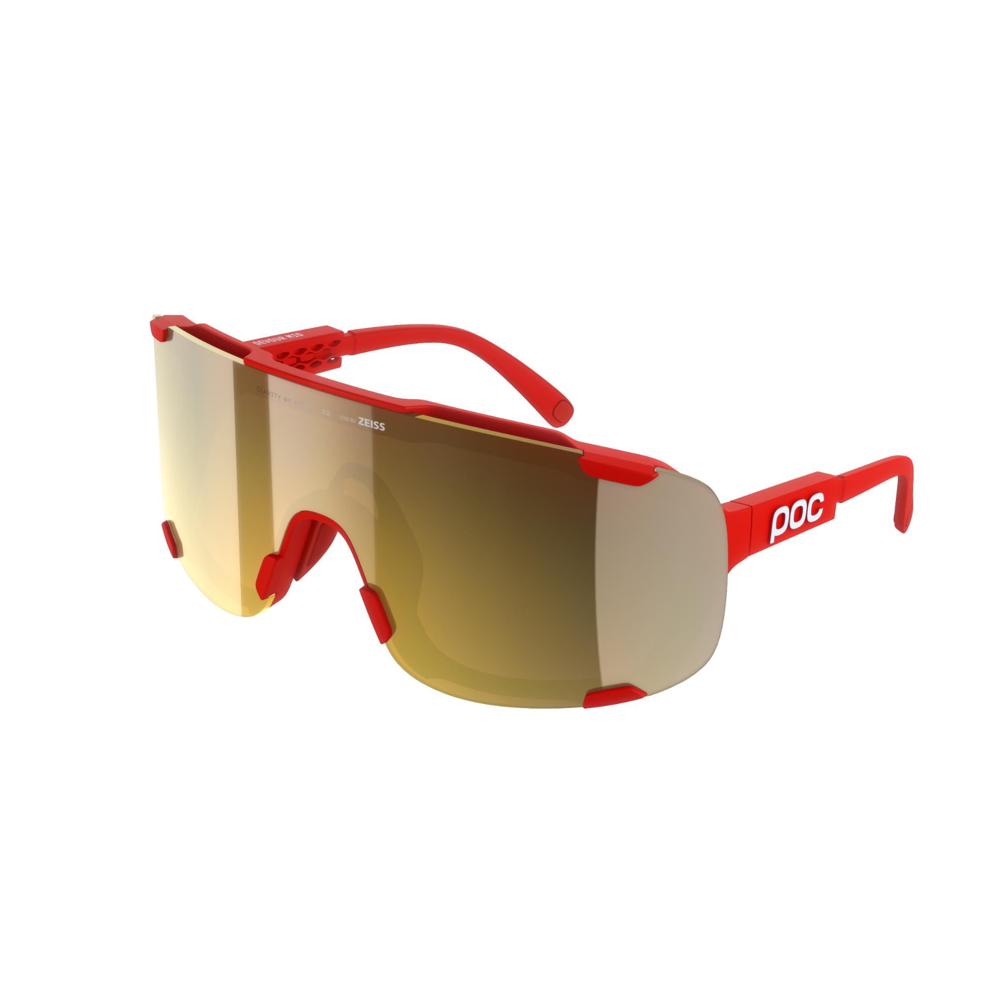Devour Mid Glasses Prismane Red/Clarity Road/Partly Sunny Gold / One Size