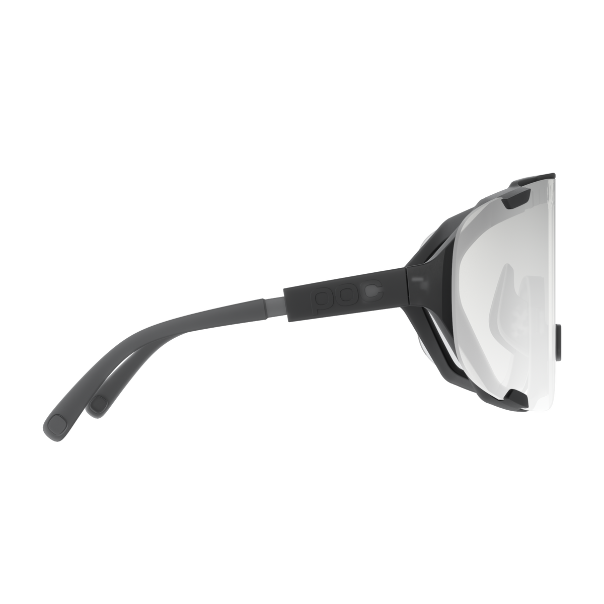 Devour WF Photochromic Sunglasses Translucent Black/Clarity Photochromic/Changeable Grey / One Size