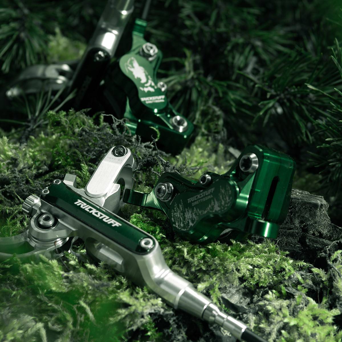 Direttissima Disc Brake Set - Forest Green Special Edition Green
