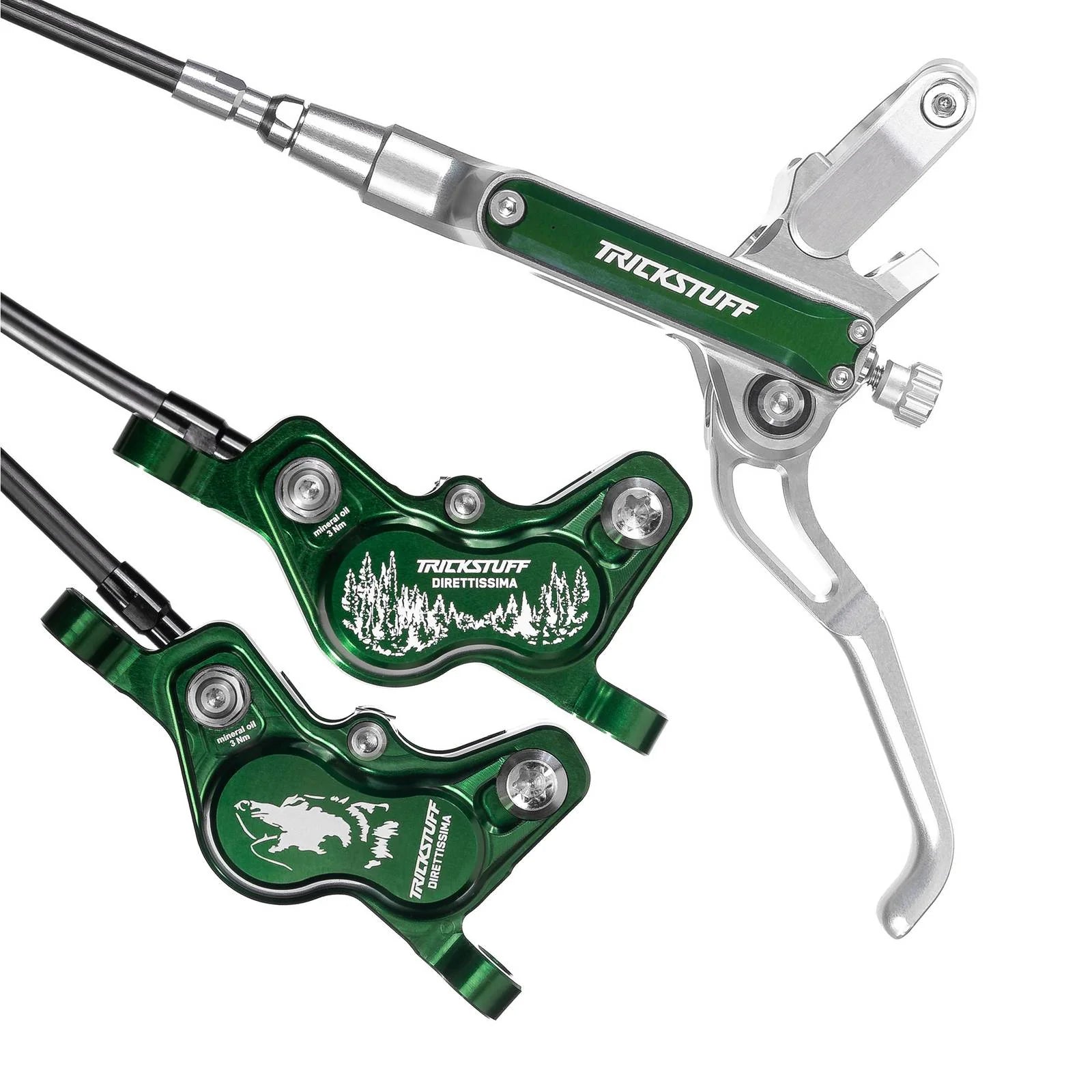 Direttissima Disc Brake Set - Forest Green Special Edition Green