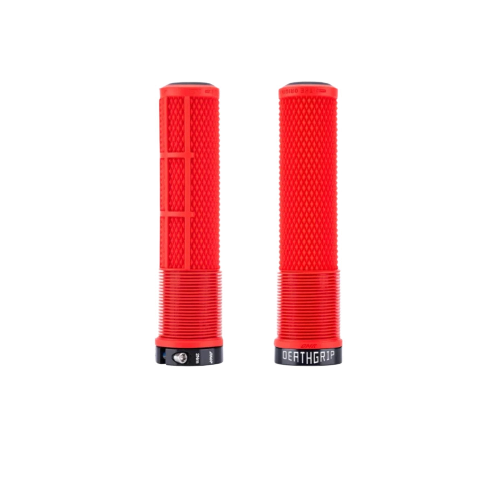 DMR DeathGrip 2 Lock-On Grips Red / Thick - Flangeless