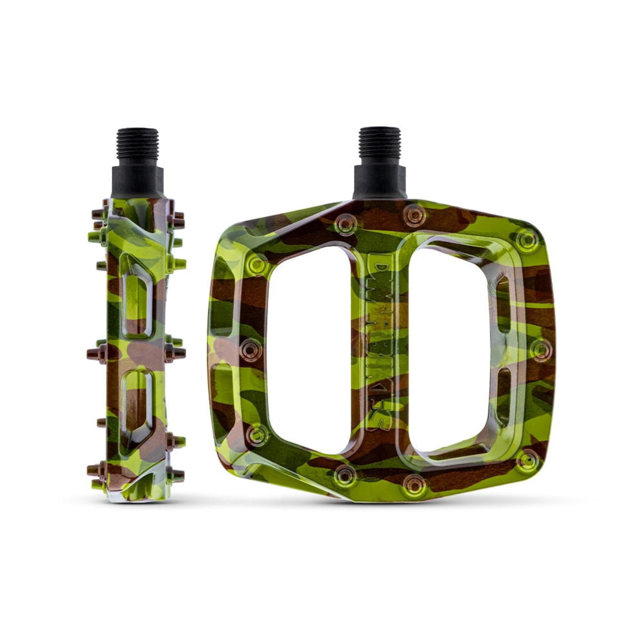 DMR V6 Pedals Green Camo