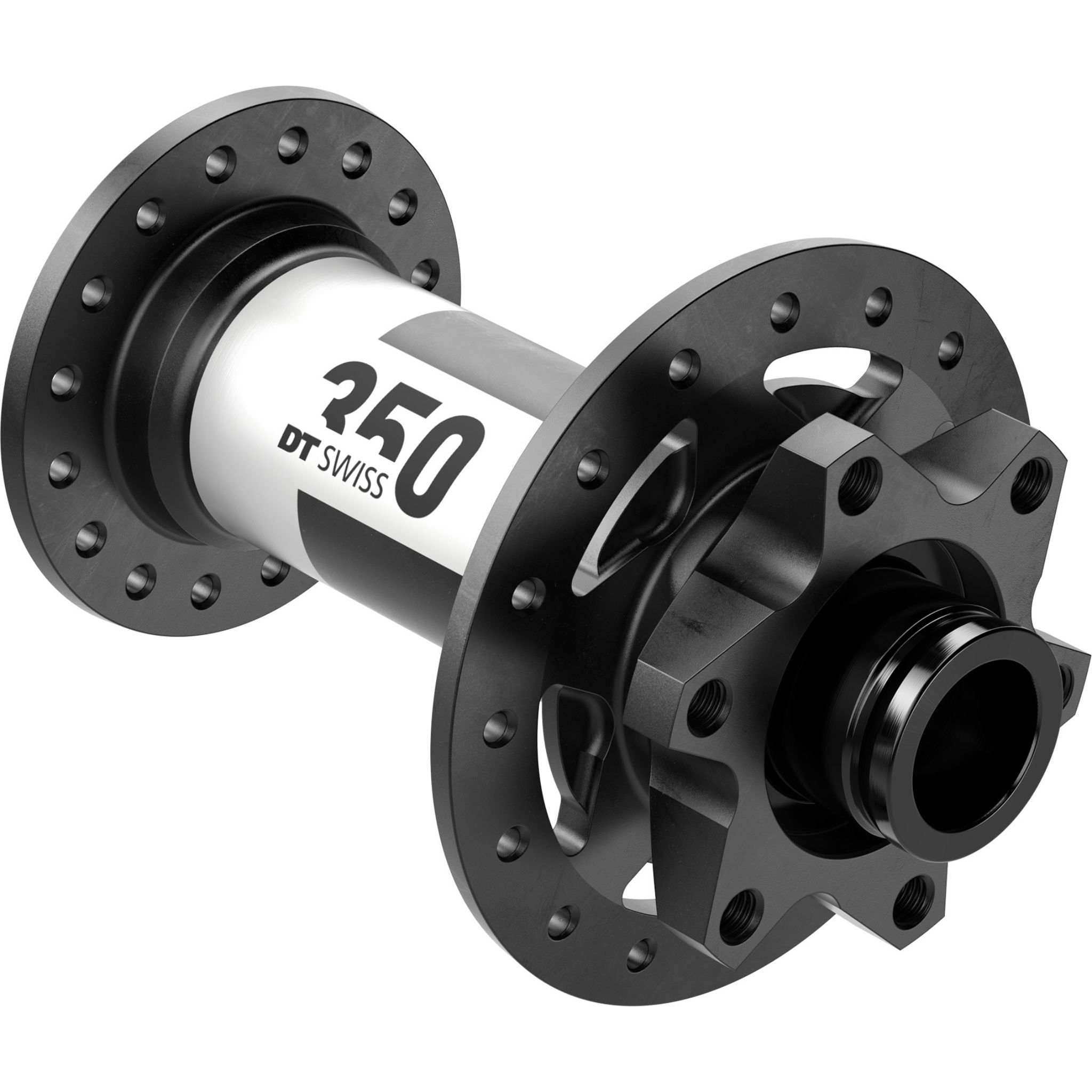 DT Swiss 350 Classic Front Disc Hub 6-Bolt Black / 110 x 15mm Boost 28H