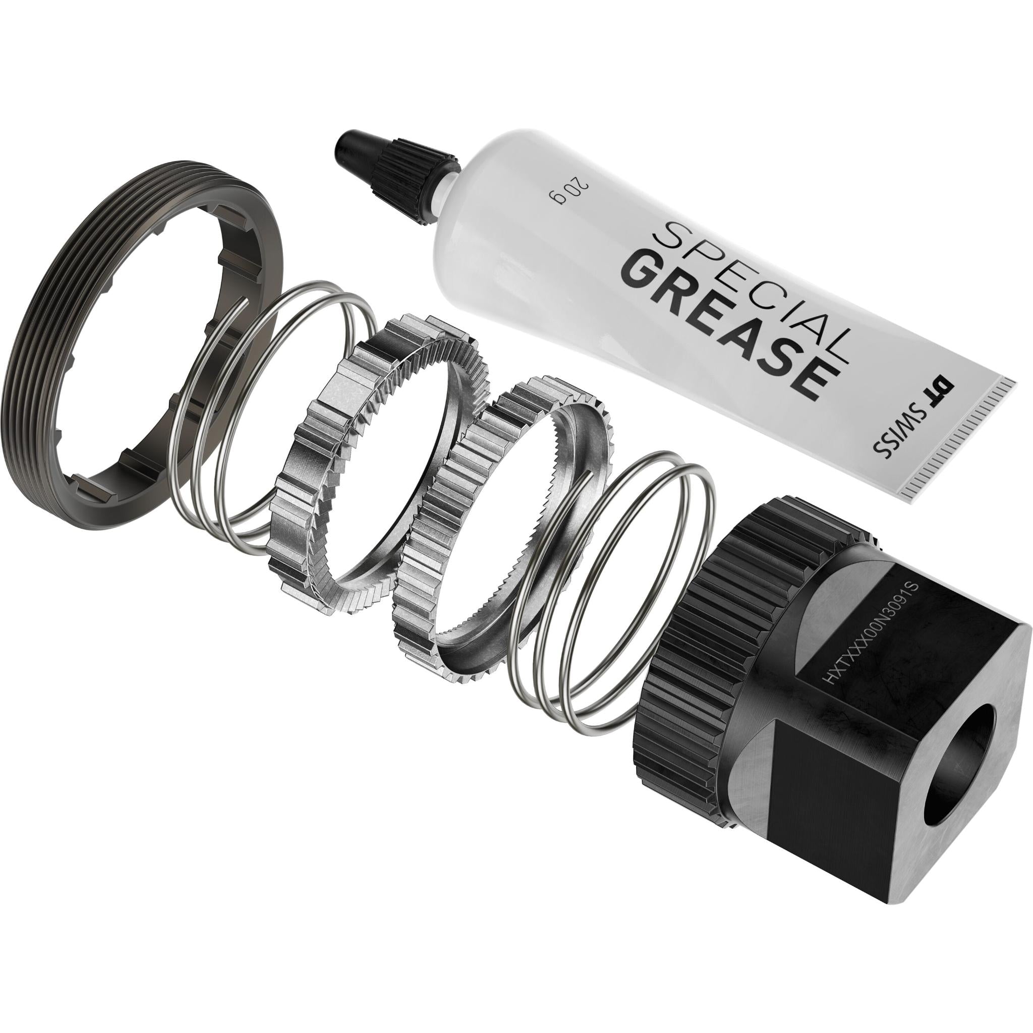DT Swiss 60 Tooth Hybrid DEG Degrees of Freedom Upgrade Kit for Ratchet DEG (E-MTB) hubs With Ring Nut Tool