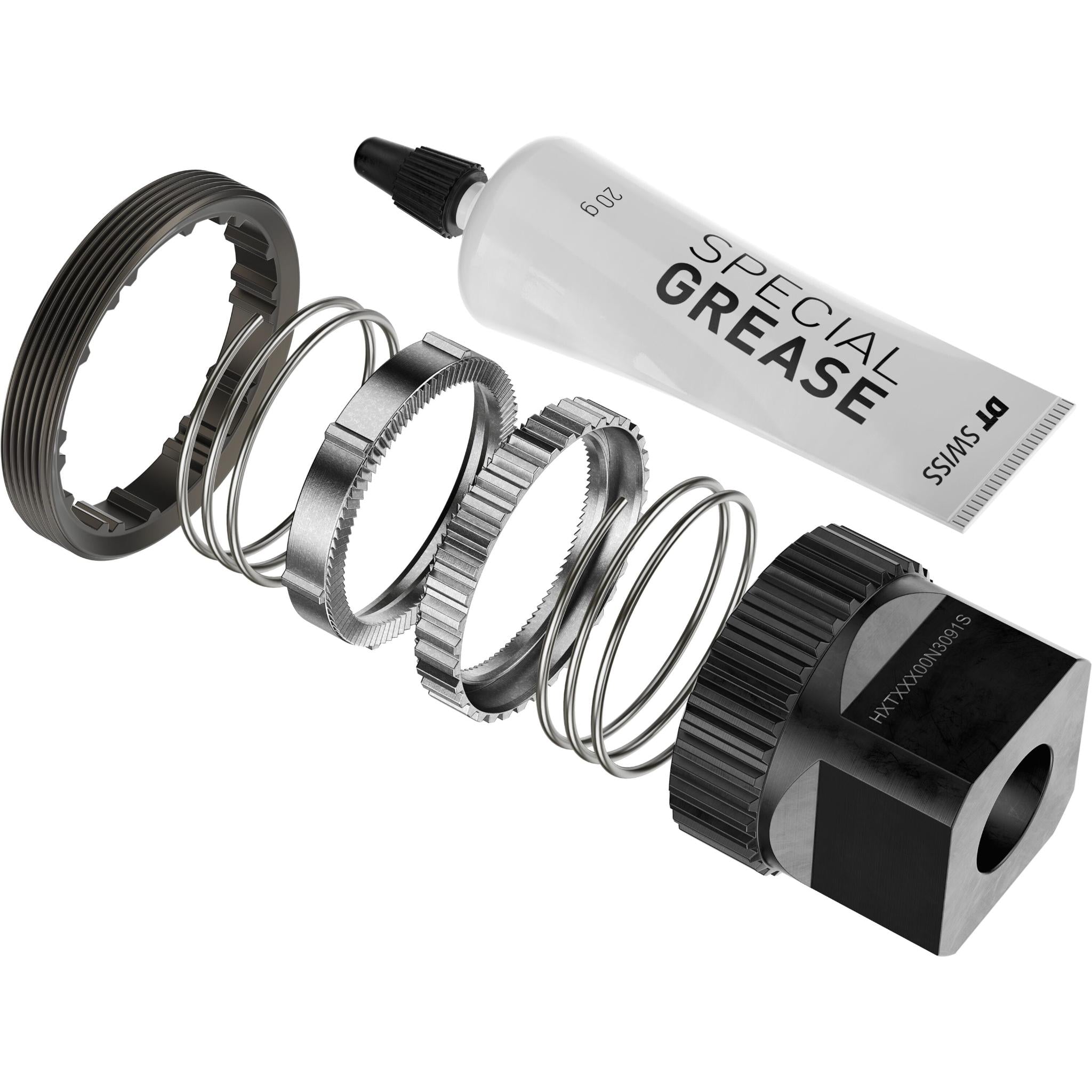 DT Swiss 90 Tooth DEG Degrees of Freedom Upgrade Kit for Ratchet DEG hubs With Ring Nut Tool
