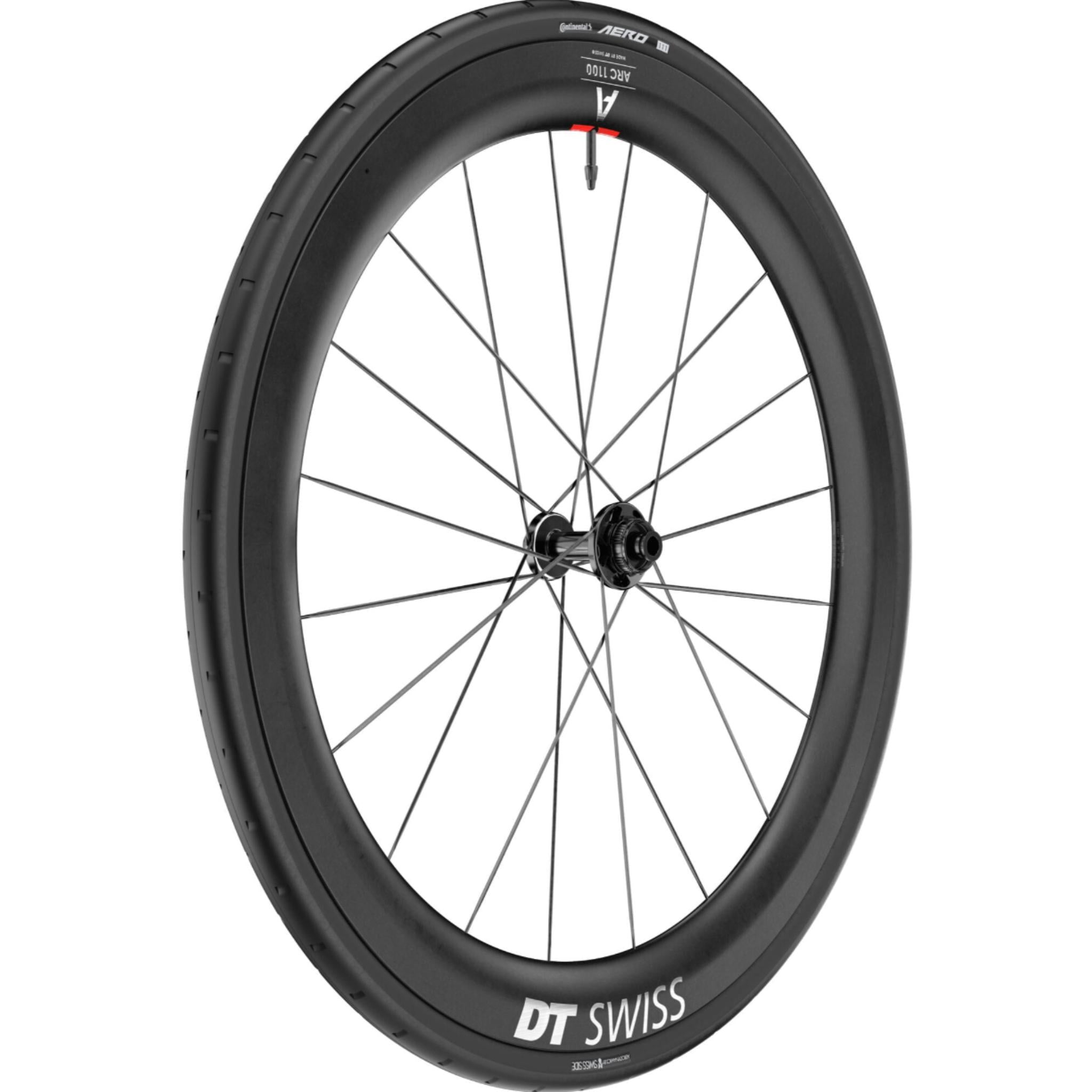 DT Swiss ARC 1100 DICUT DB WTS 55mm Front Wheel Black / 100 x 12mm