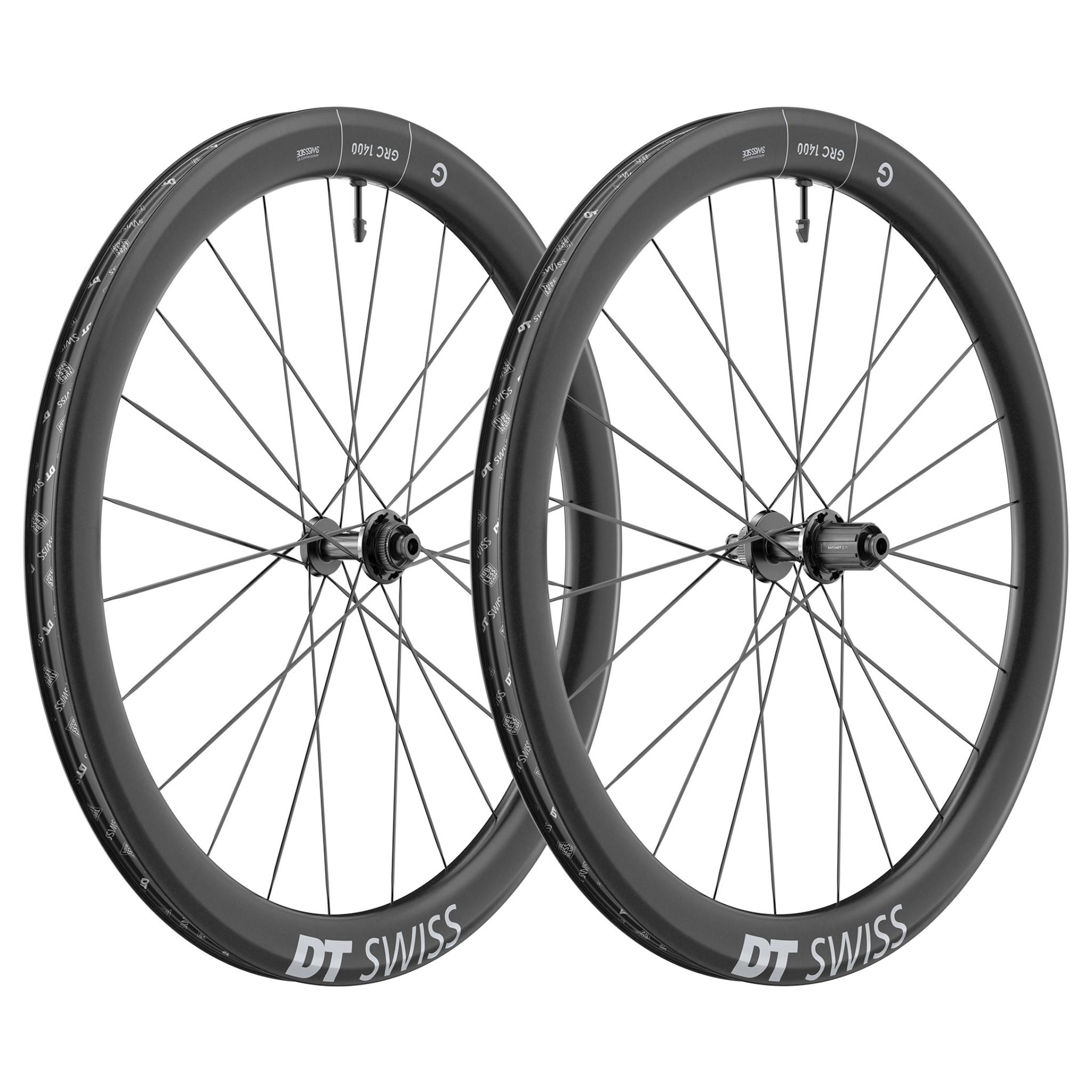DT Swiss GRC 1400 SPLINE Carbon Disc Brake Gravel Wheels