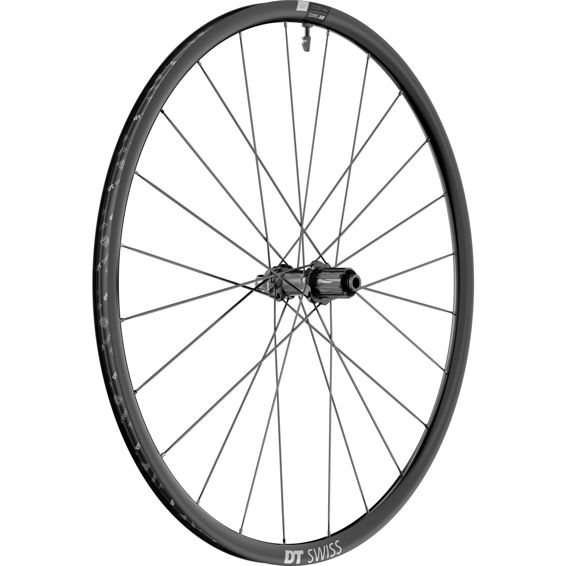DT Swiss PR 1600 SPLINE Disc Brake Rear Wheel Black / 142 x 12mm Shimano HG