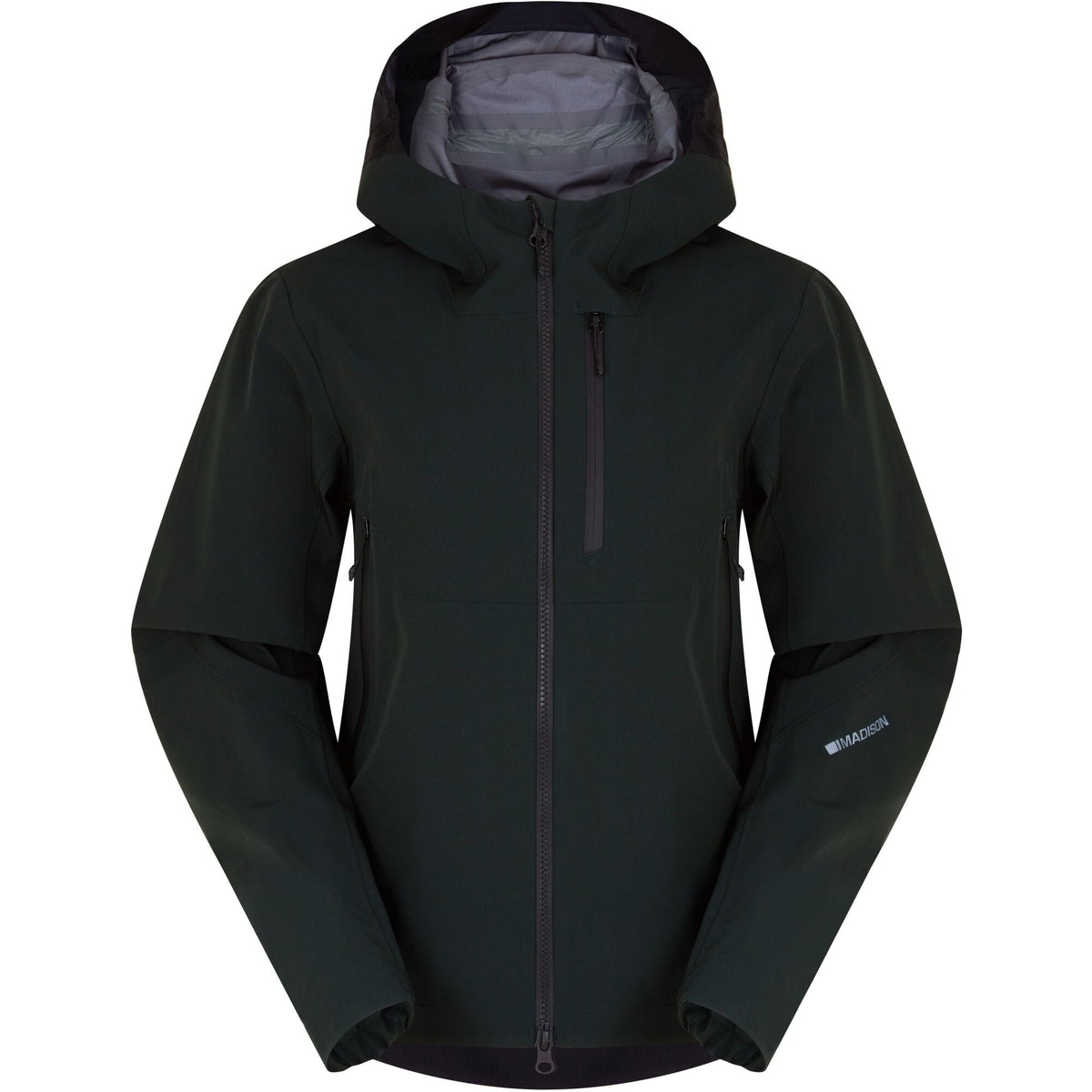 DTE 3-Layer Women's Waterproof Jacket Forest Green / Size 8