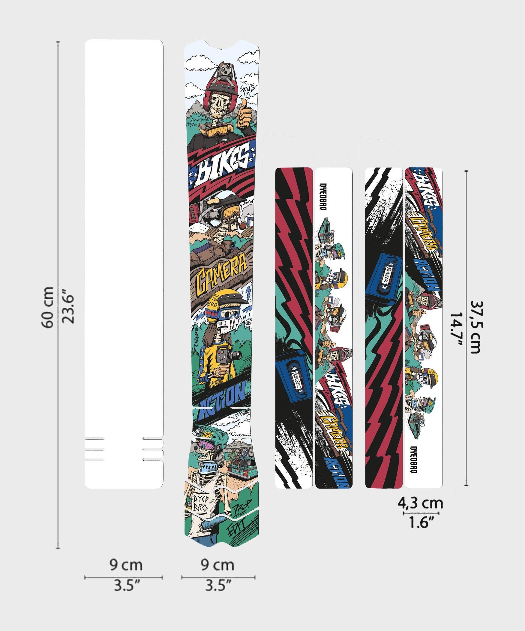 DyedBro MTB Frame Protection Kit Stormstatic Bikes
