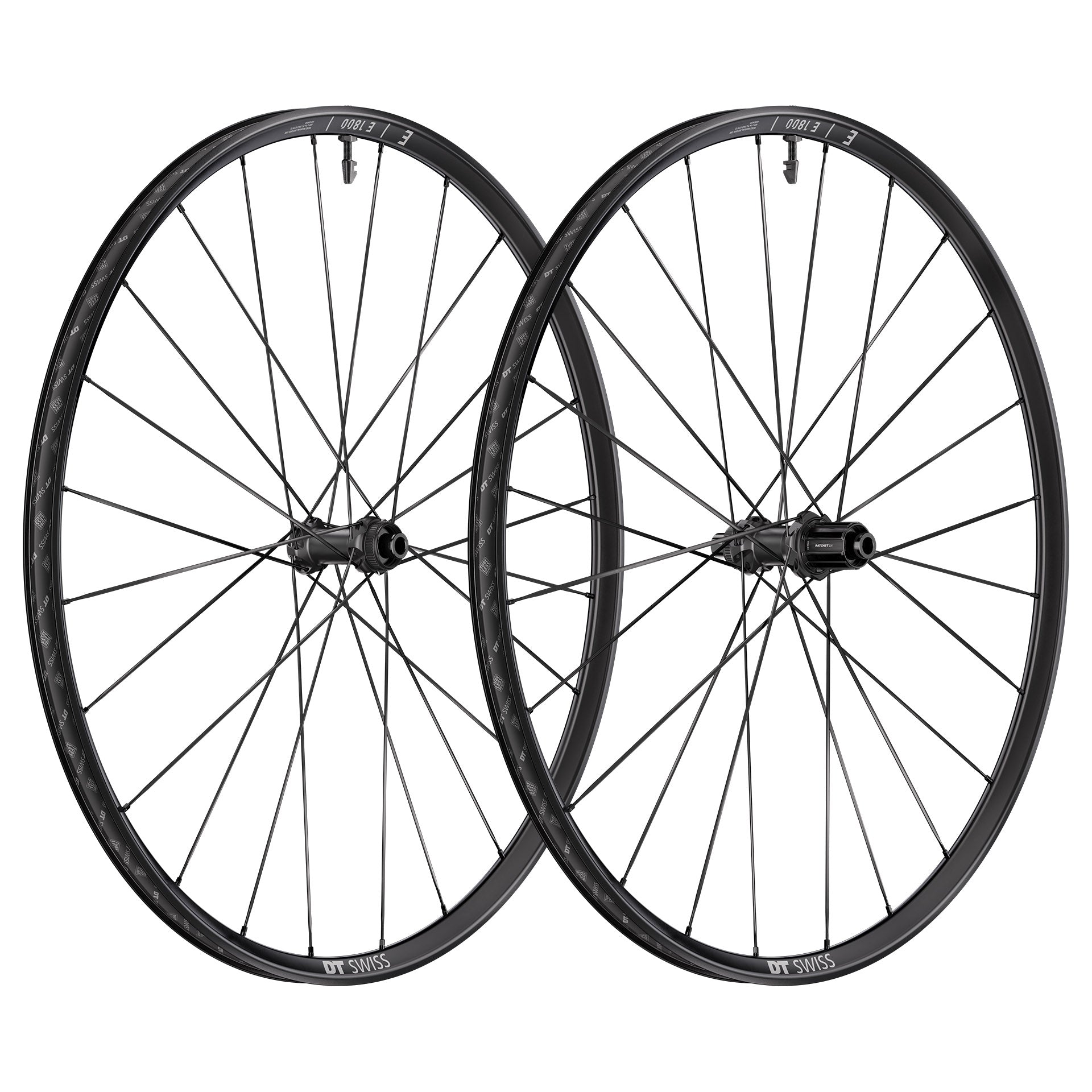 E 1800 SPLINE 23 Disc Rear Wheel Black / SRAM XDR