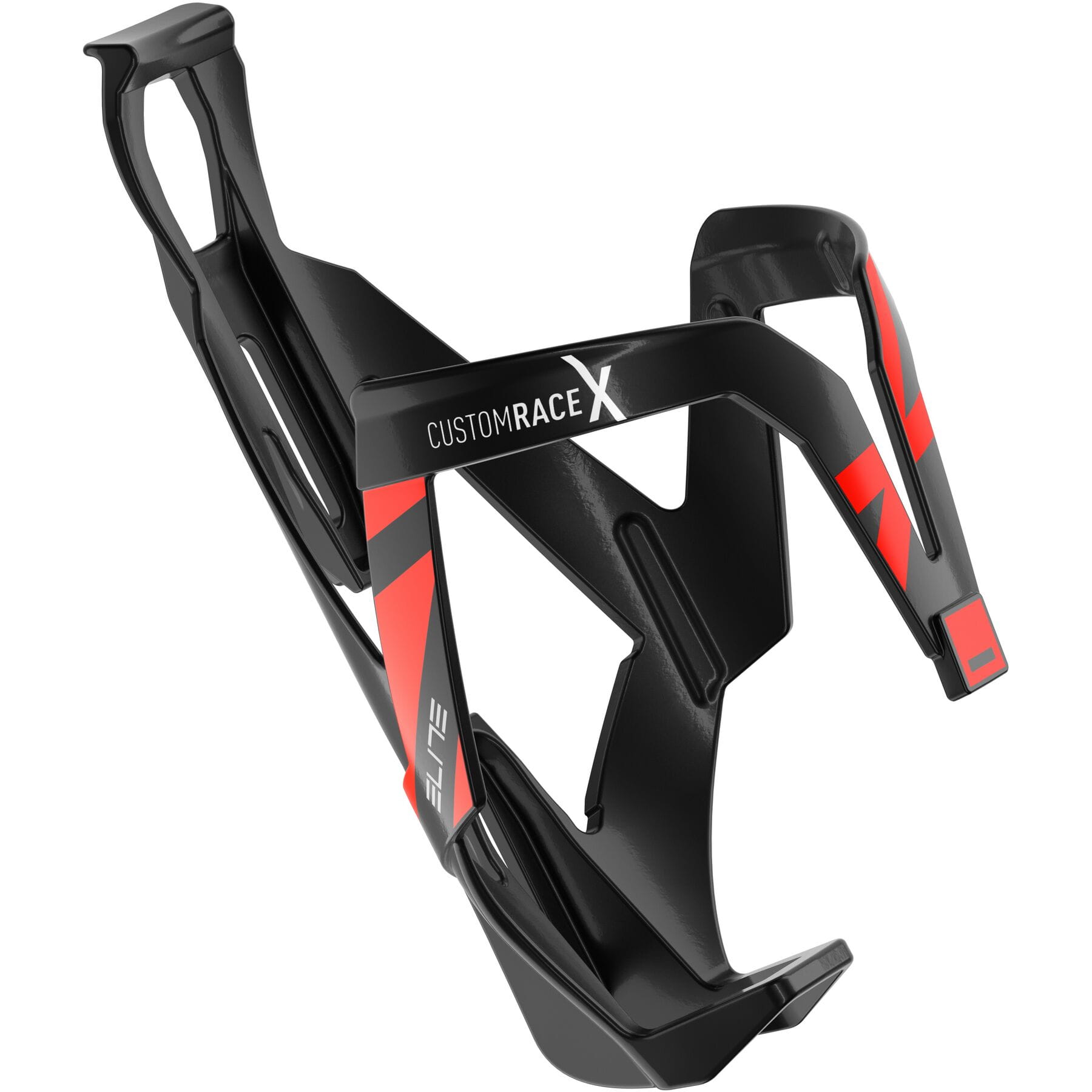 Elite Custom Race X Bottle Cage Black/Red