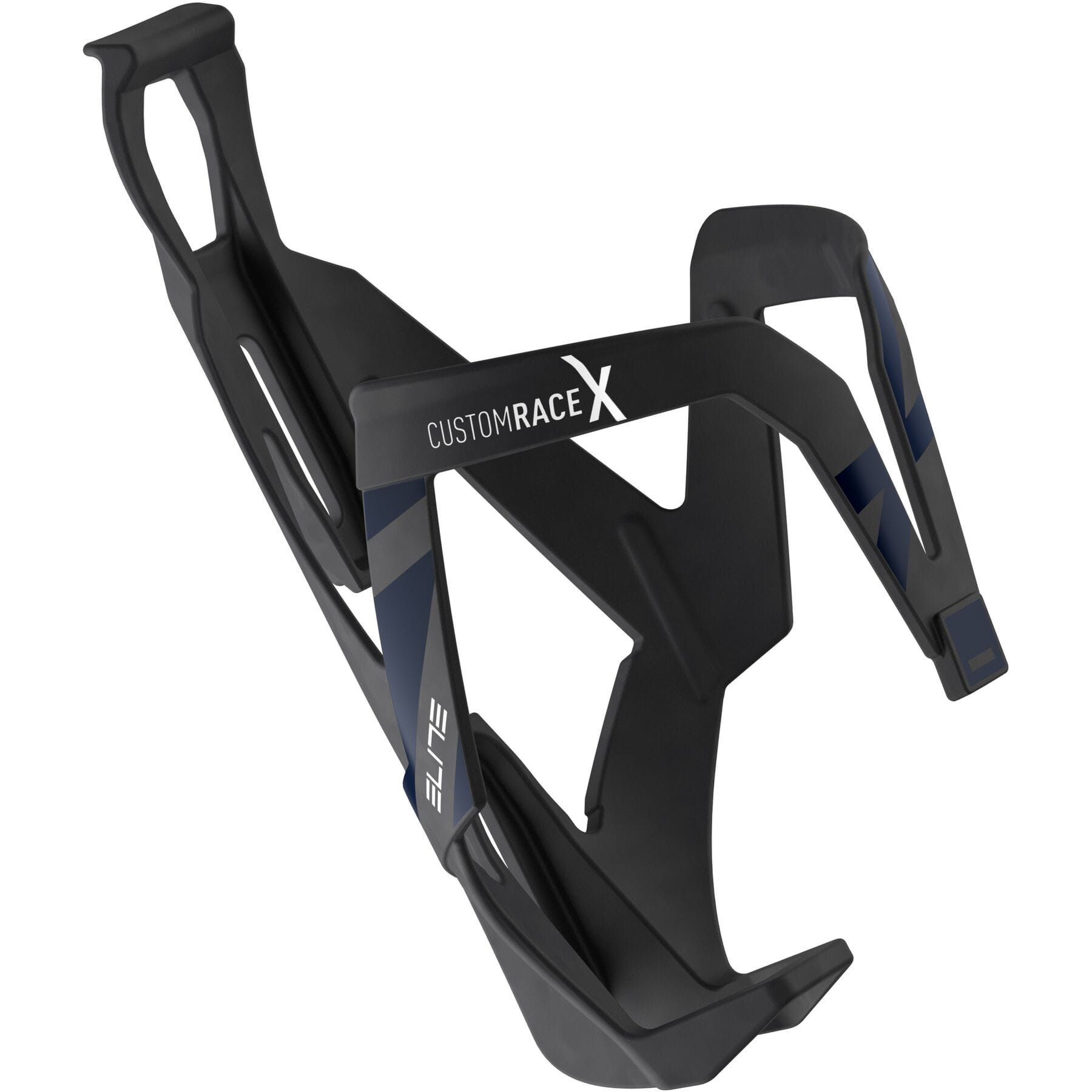 Elite Custom Race X Bottle Cage Matt Black/Blue